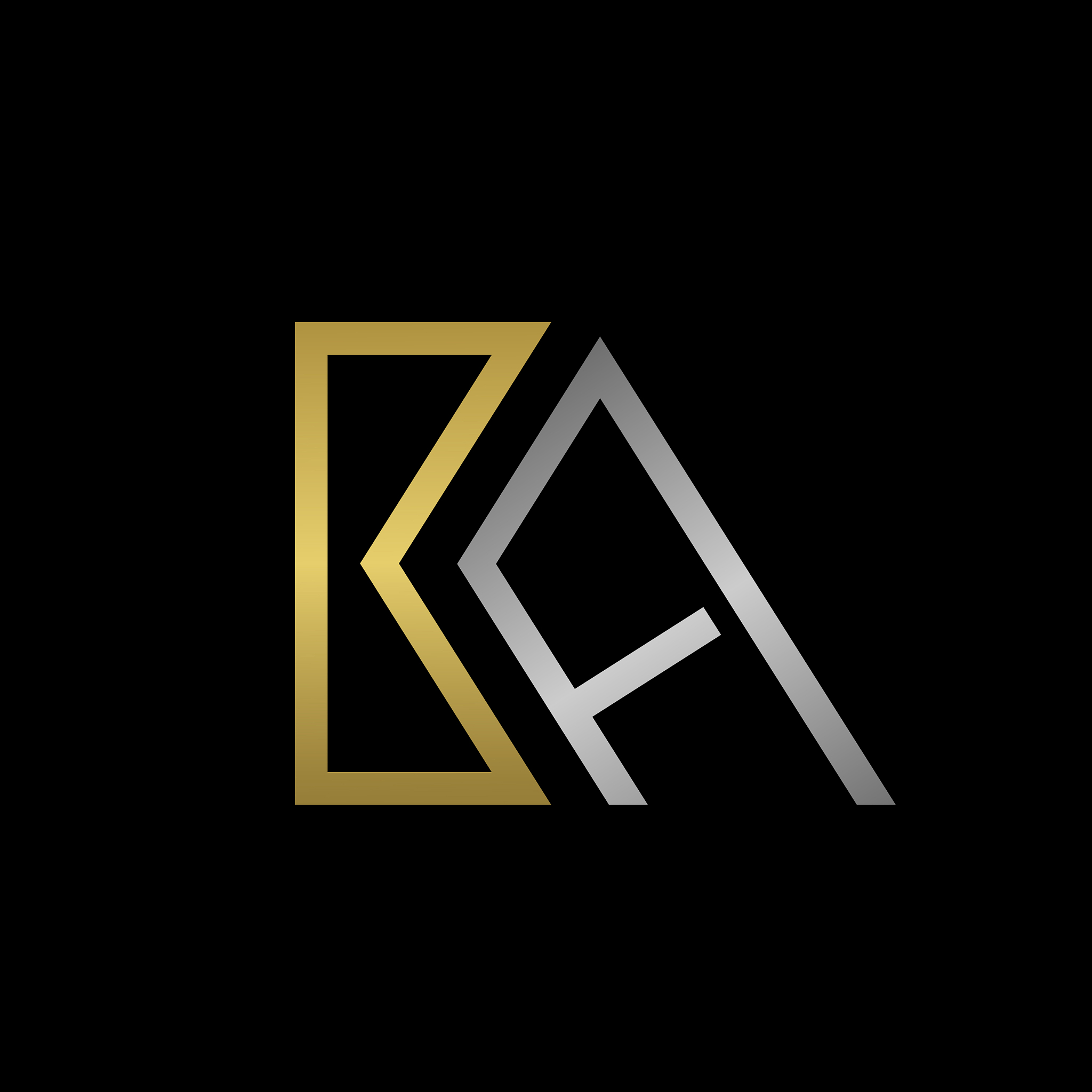 ba letters logo