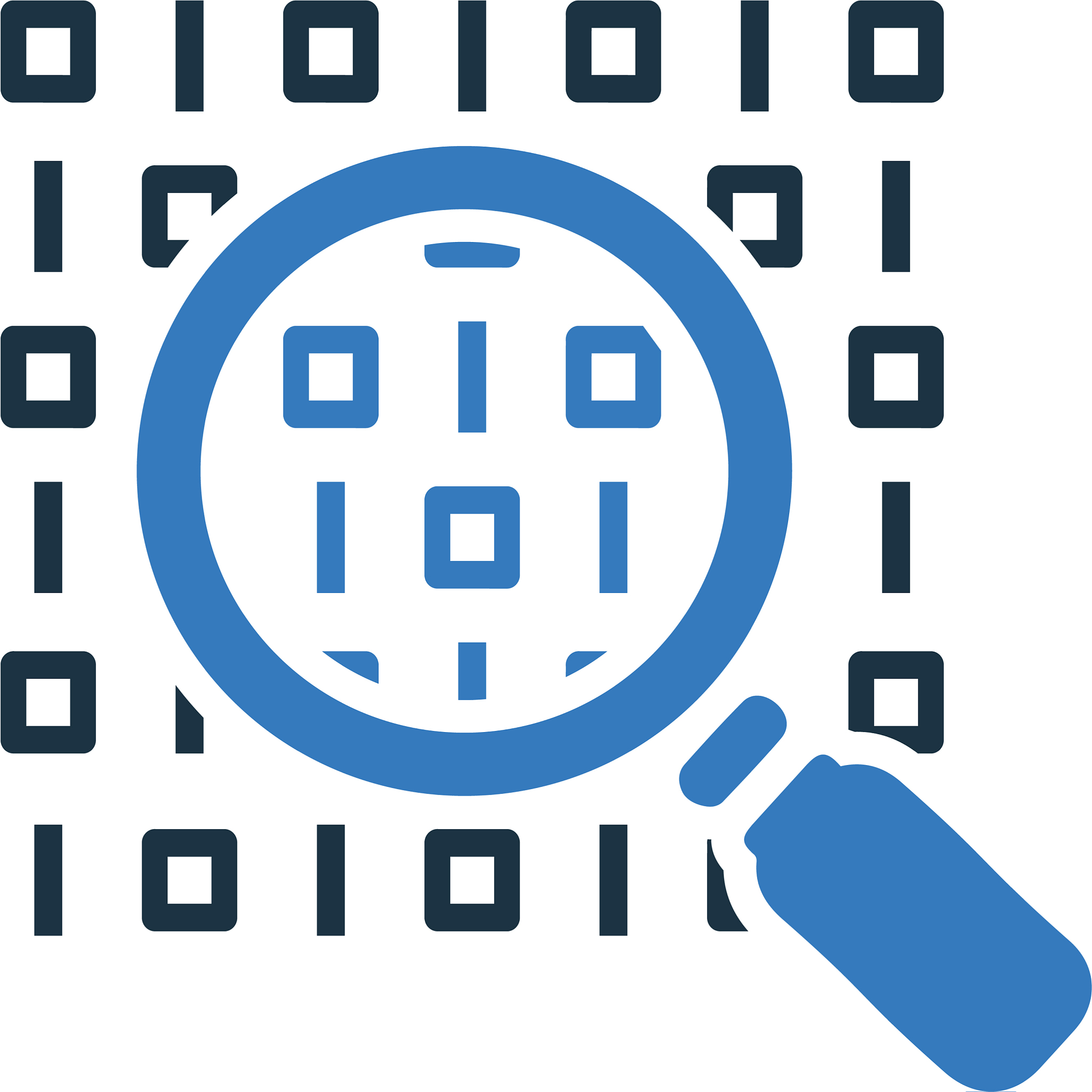 search code icon find data searching