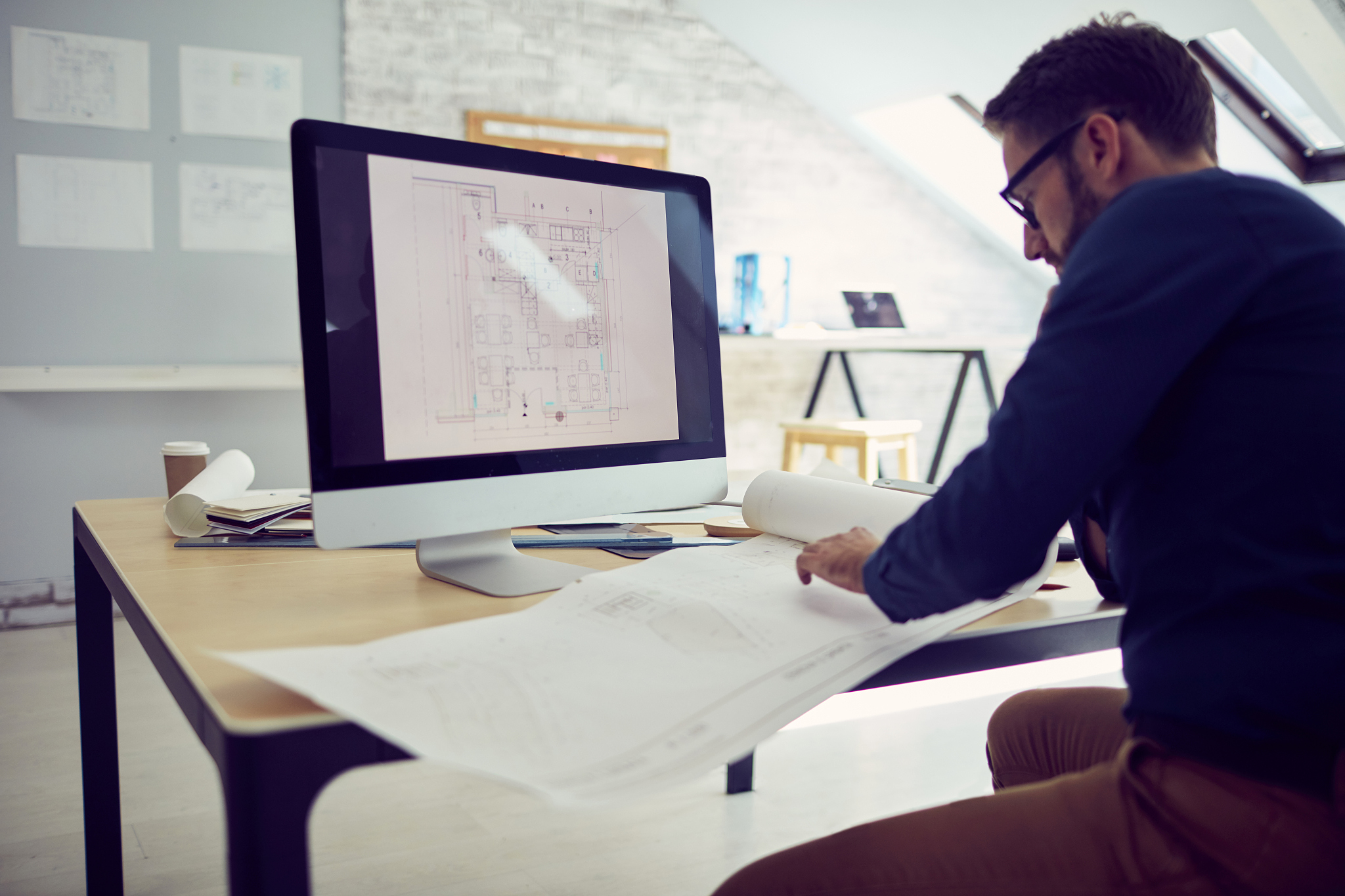 businessman working in office