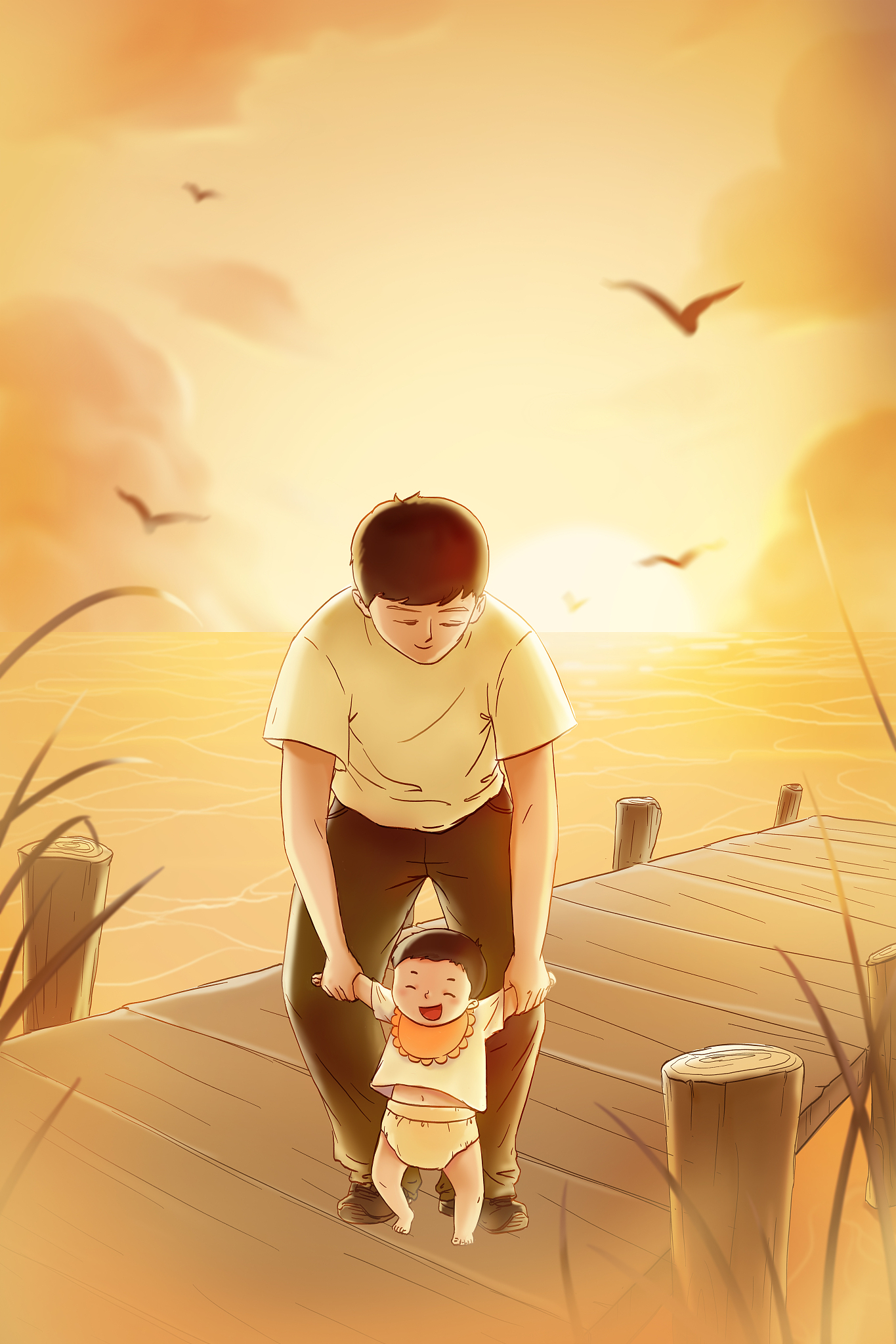 失去父亲的悲伤？我可以倾听，陪伴你