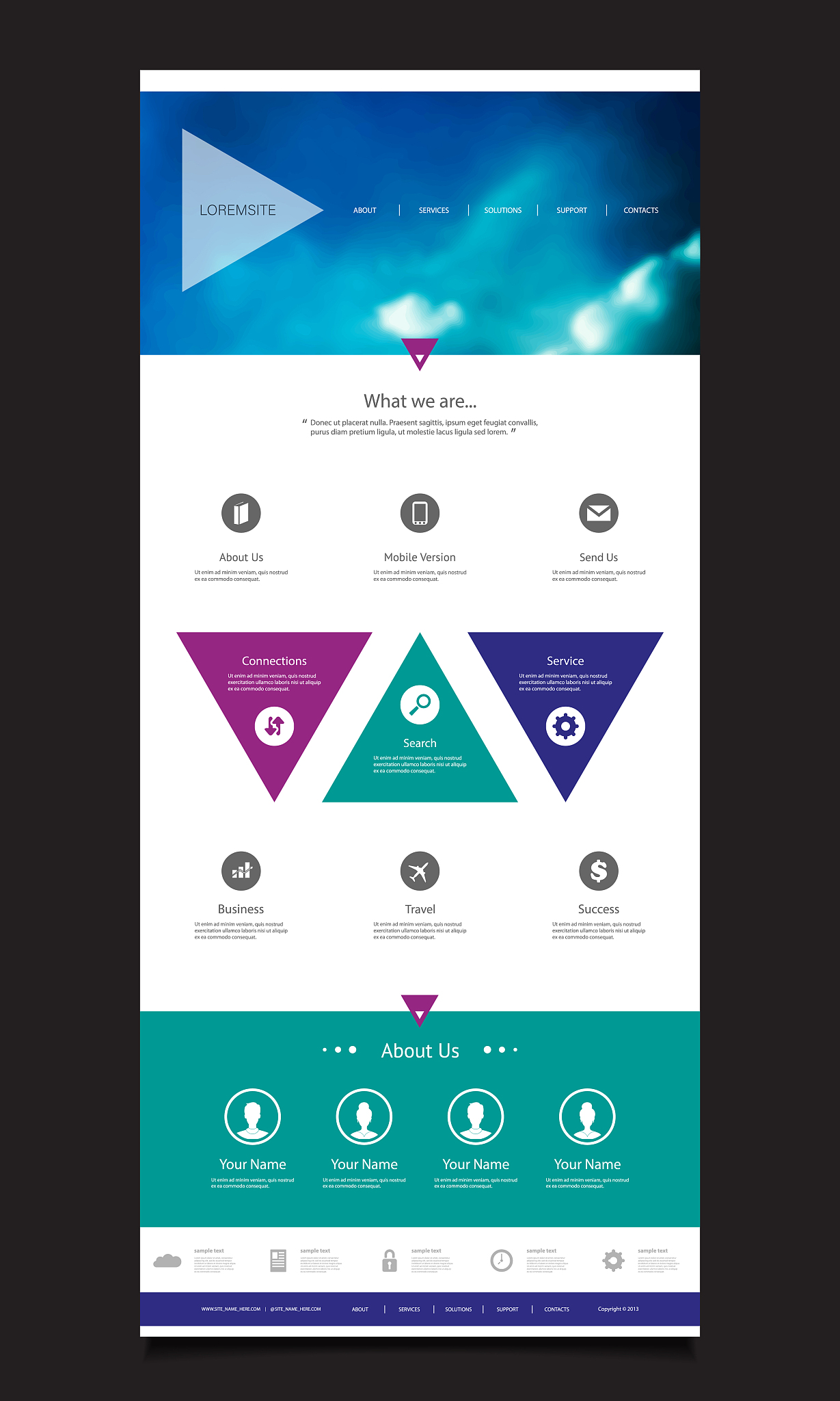 运动会宣传网页设计：带有滚动图片的 HTML 示例
