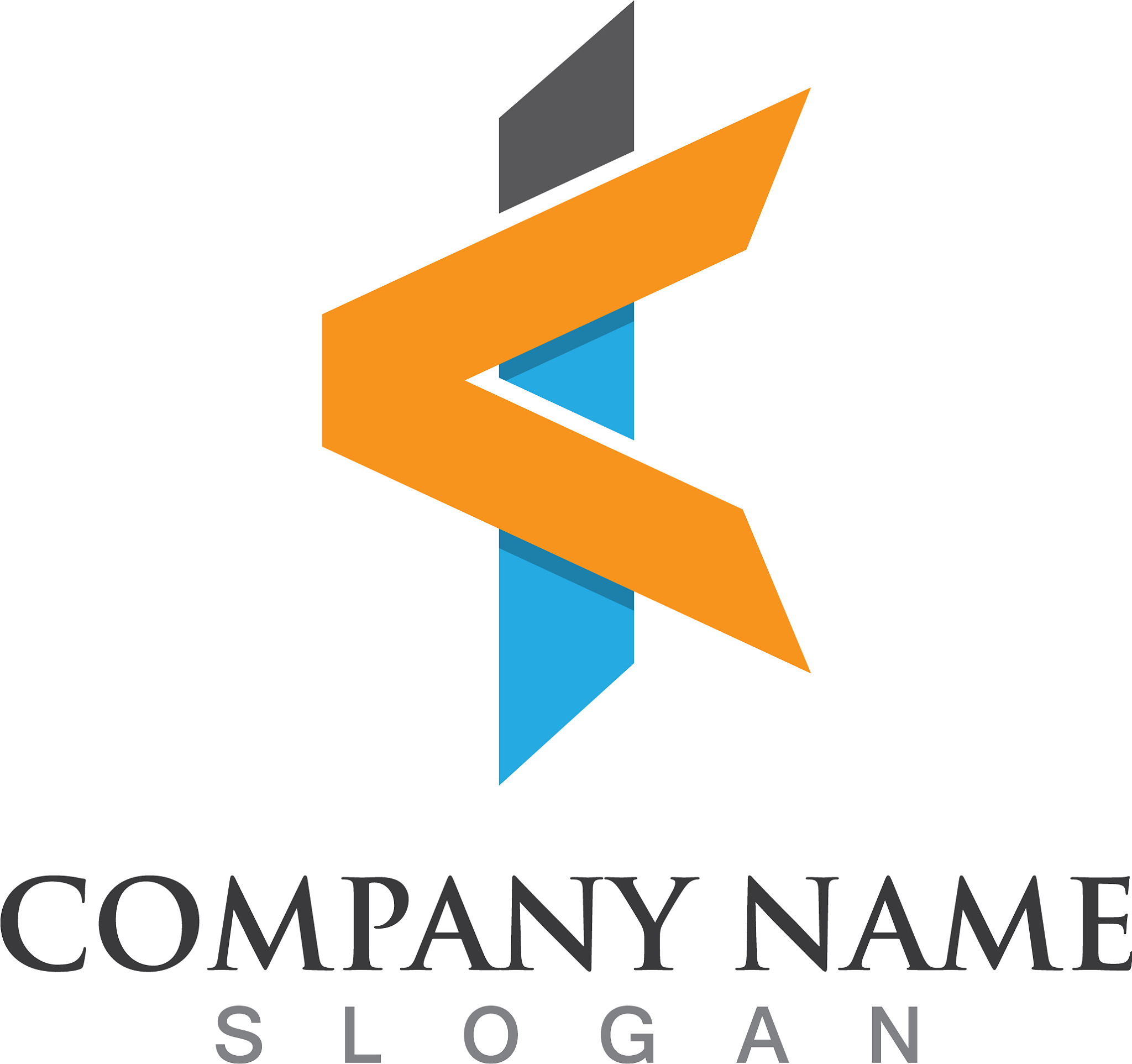 k letter logo business template icon