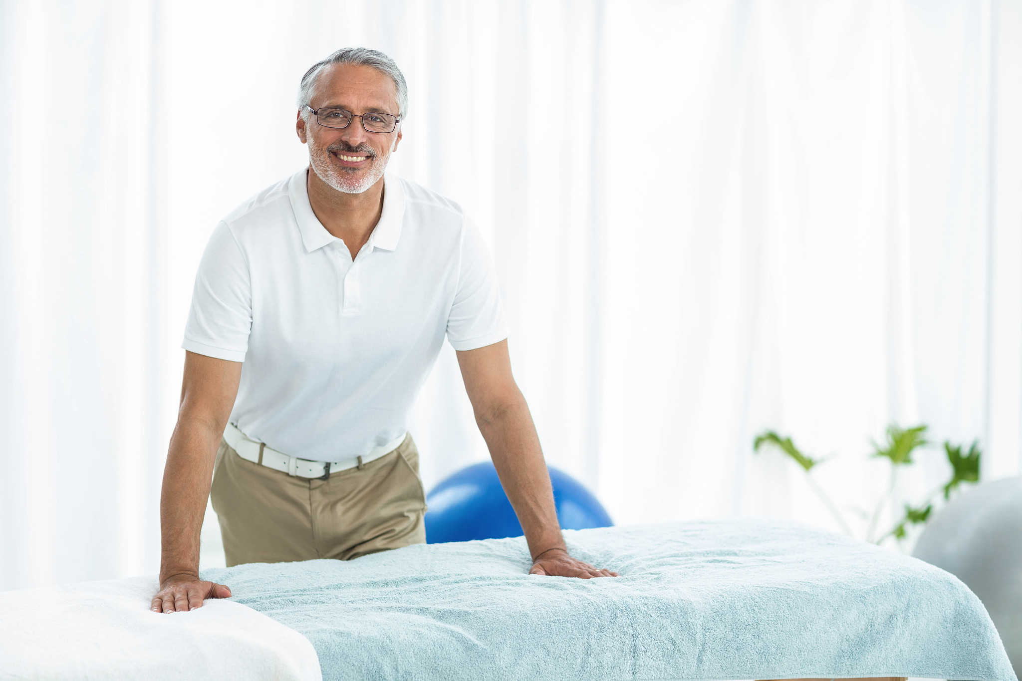 portrait of physiotherapist smil