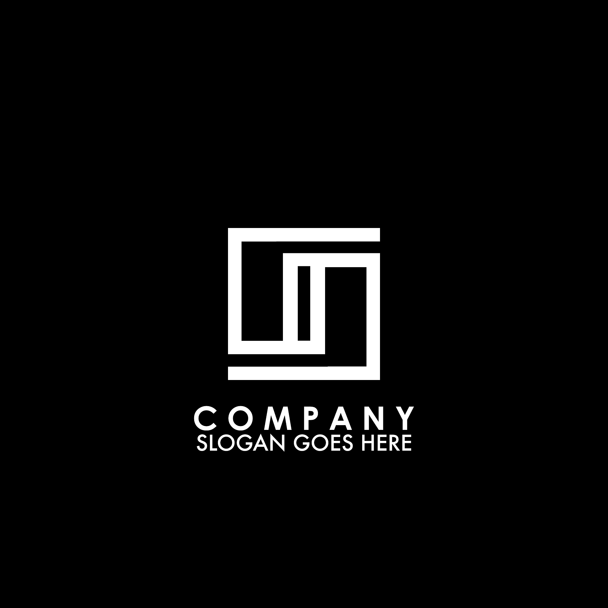 monogram logo o initial letter looping linked
