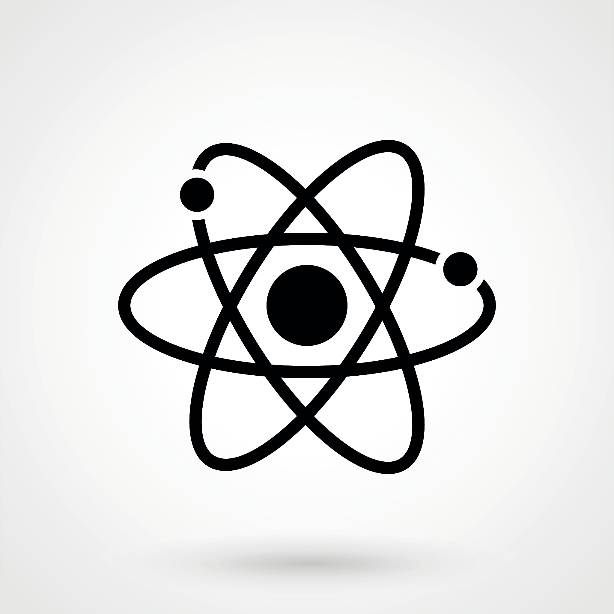 atom icon vector