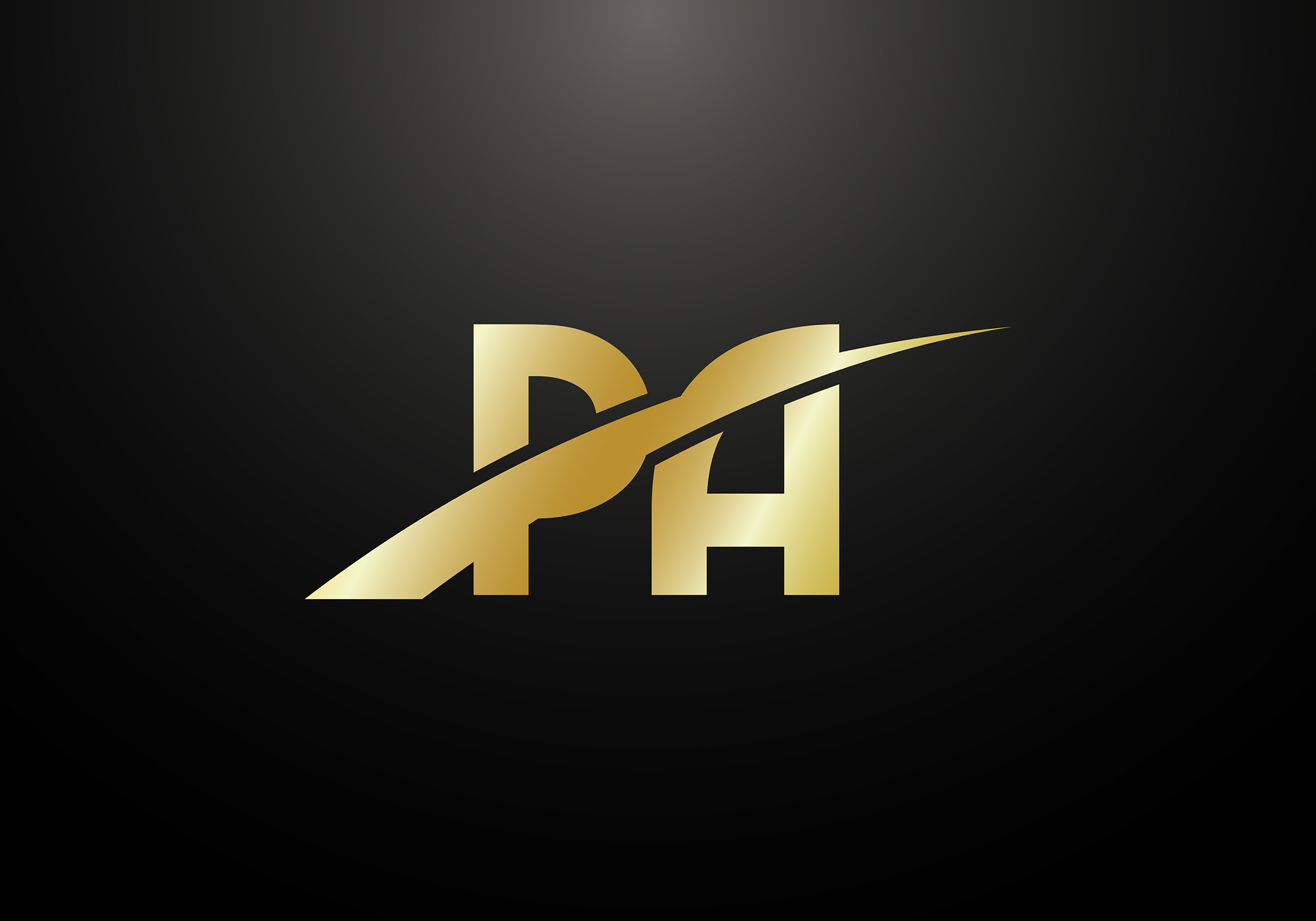 initial monogram letter p a logo design template