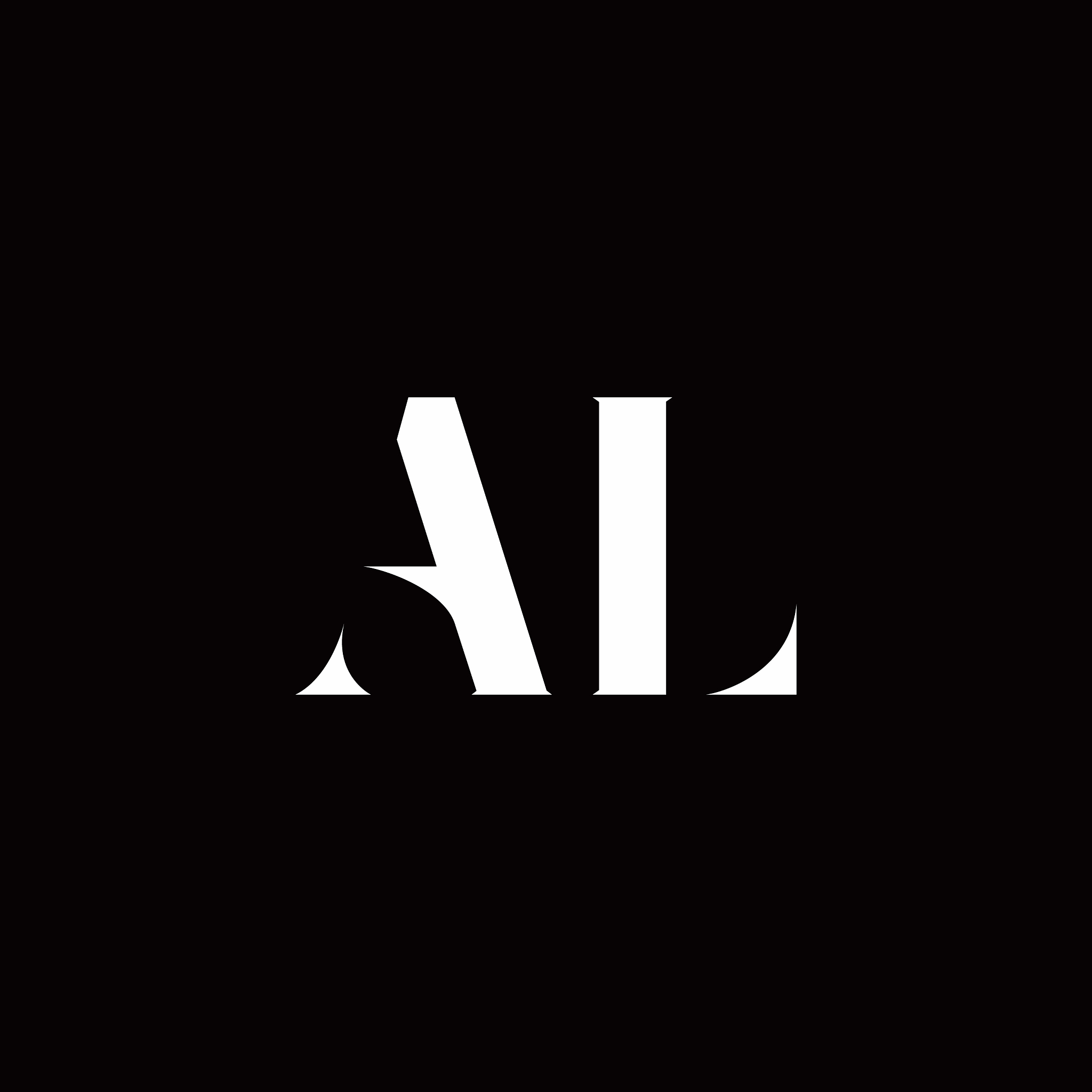 al logo letter initial logo designs template