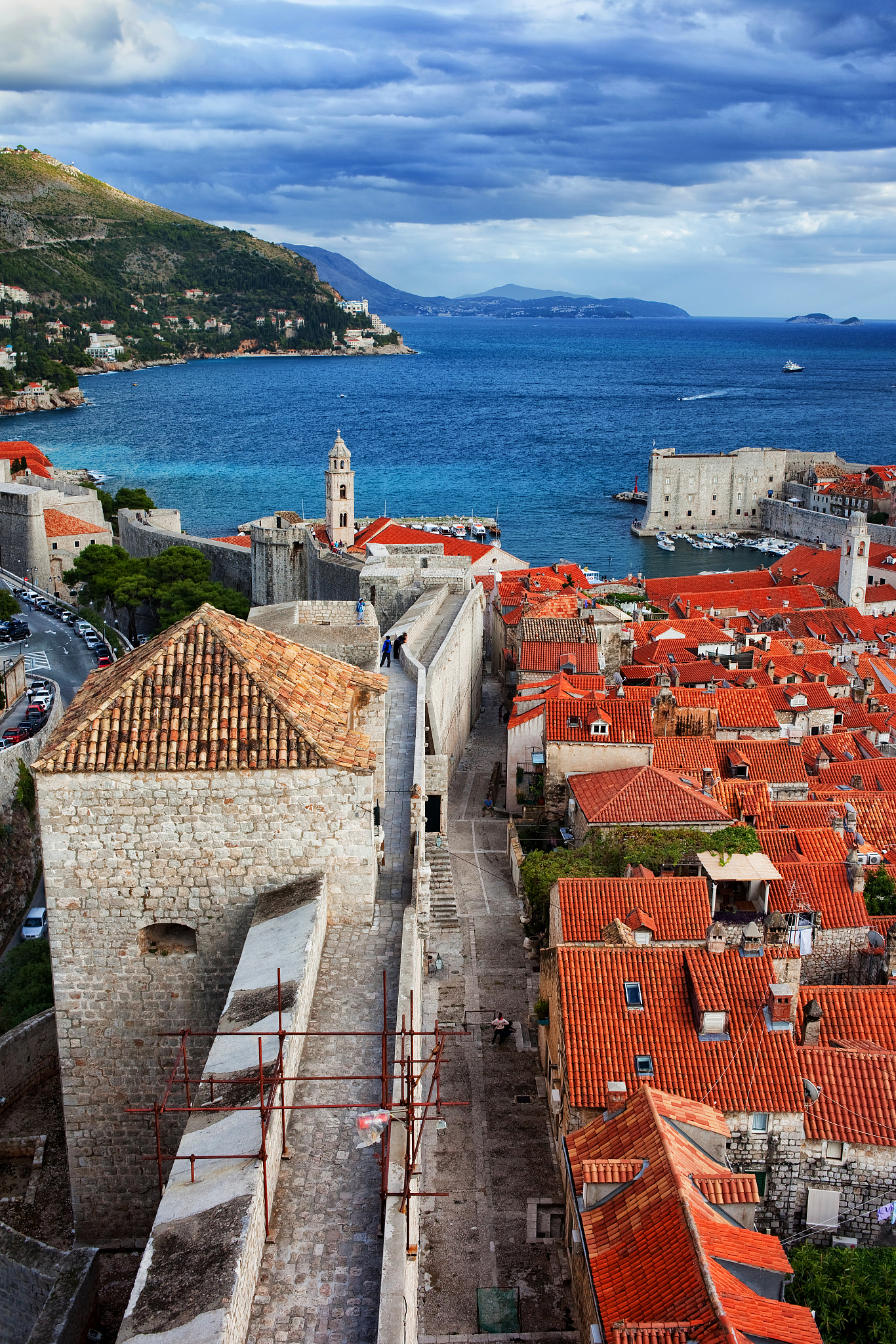 old town in city of dubrovnik in croatia