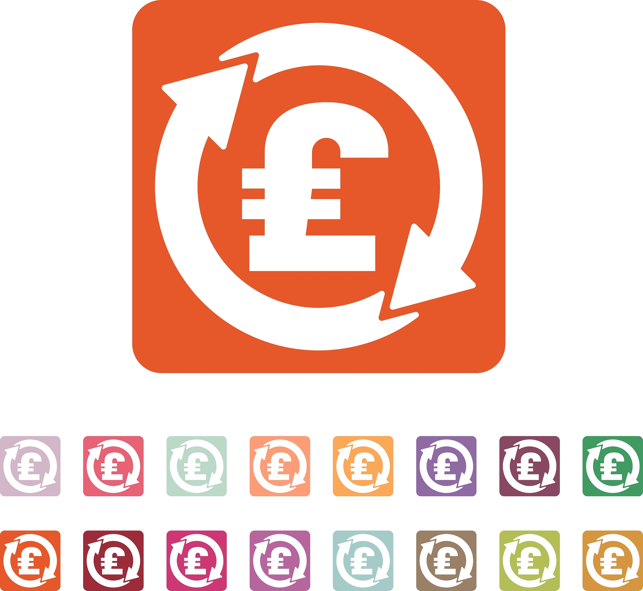 the currency exchange pound sterling icon cash