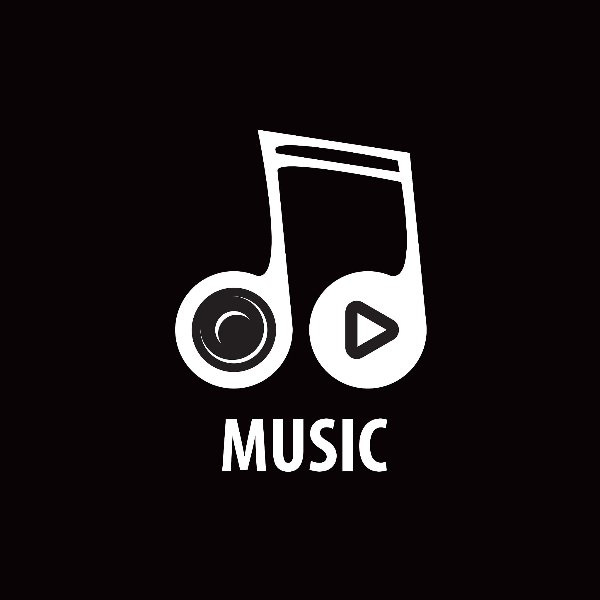 logo music