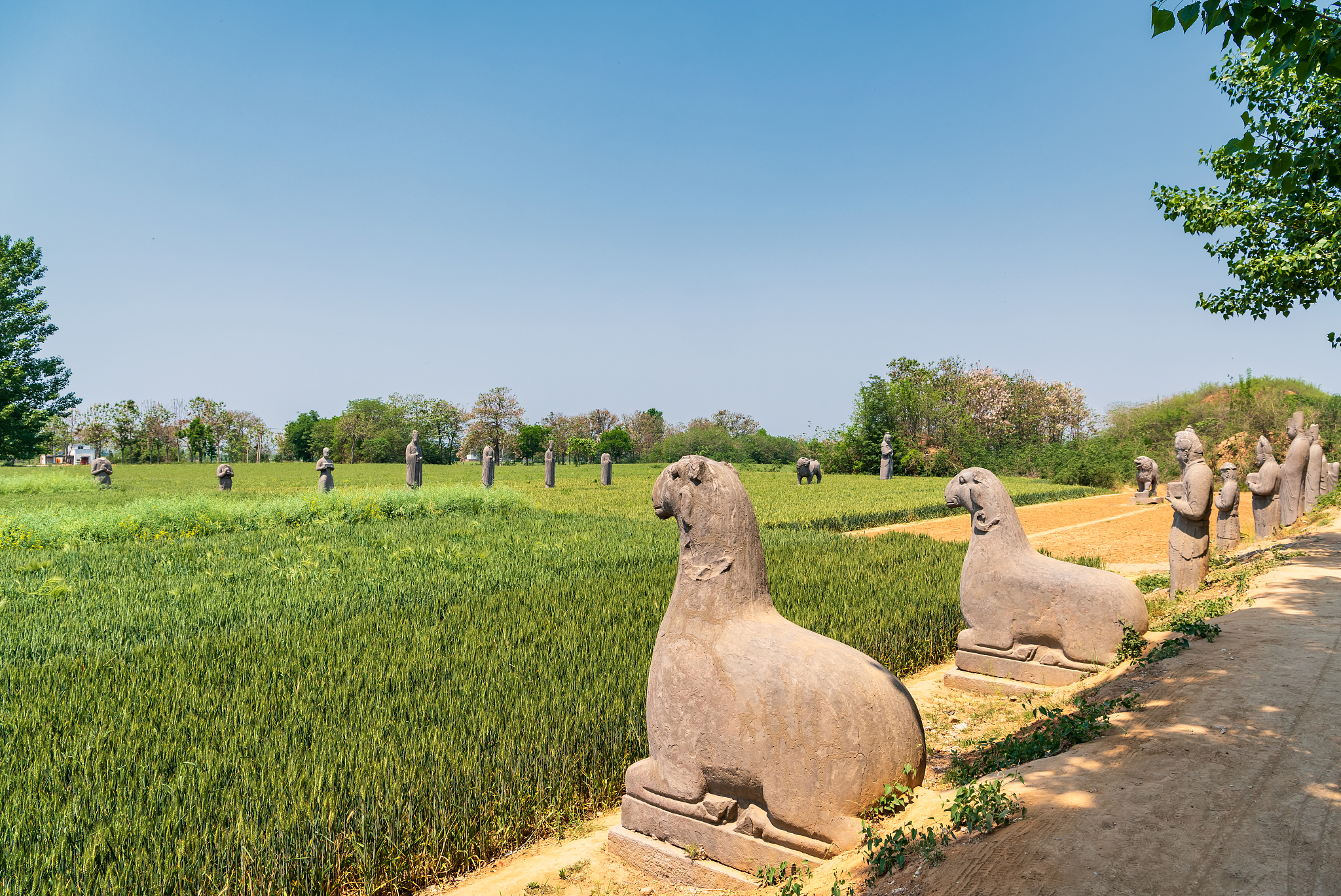 河南郑州巩义宋陵永裕陵(北宋第六代皇帝赵顼陵墓)全国重点文物
