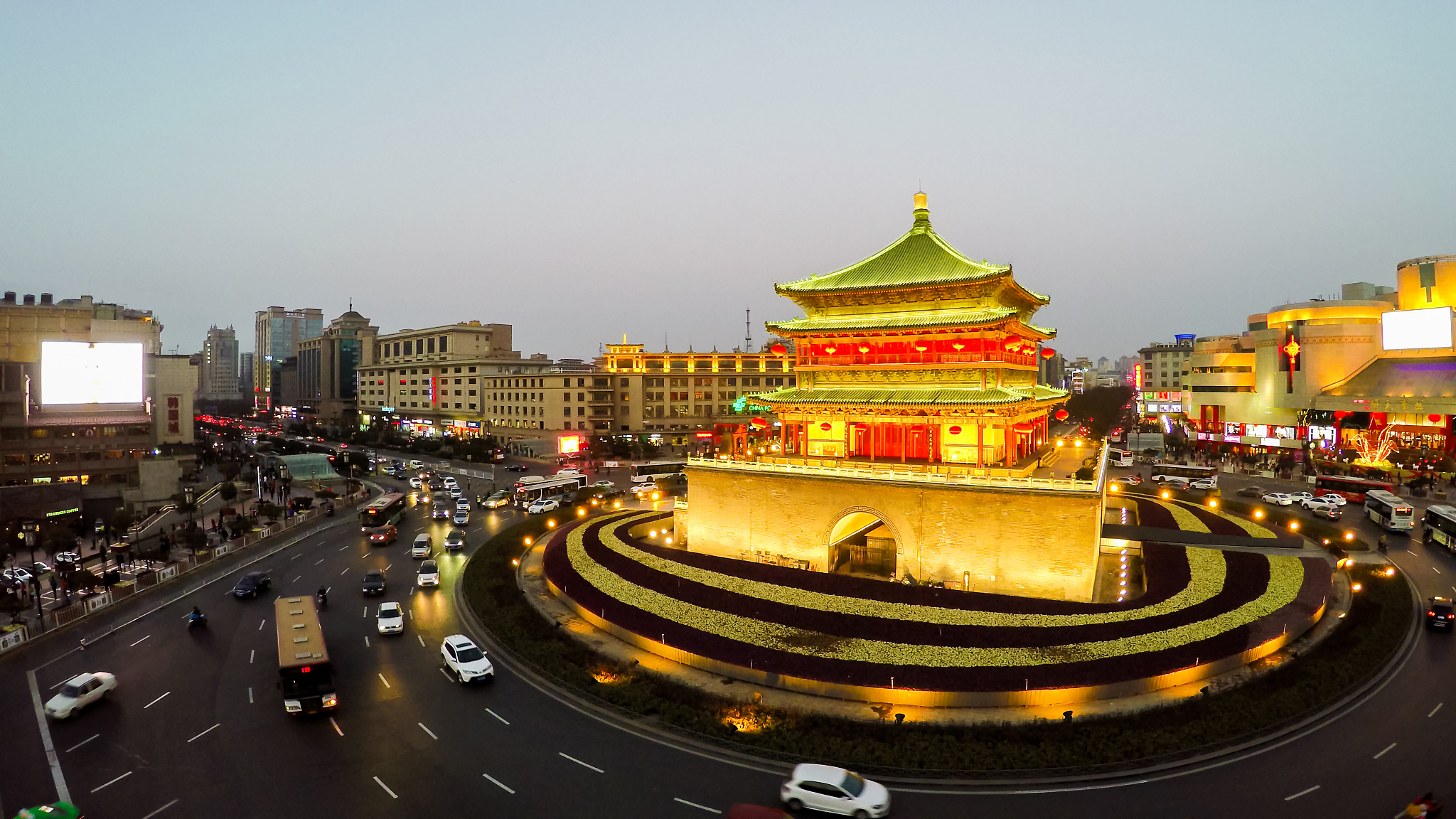 bell tower in xi'an