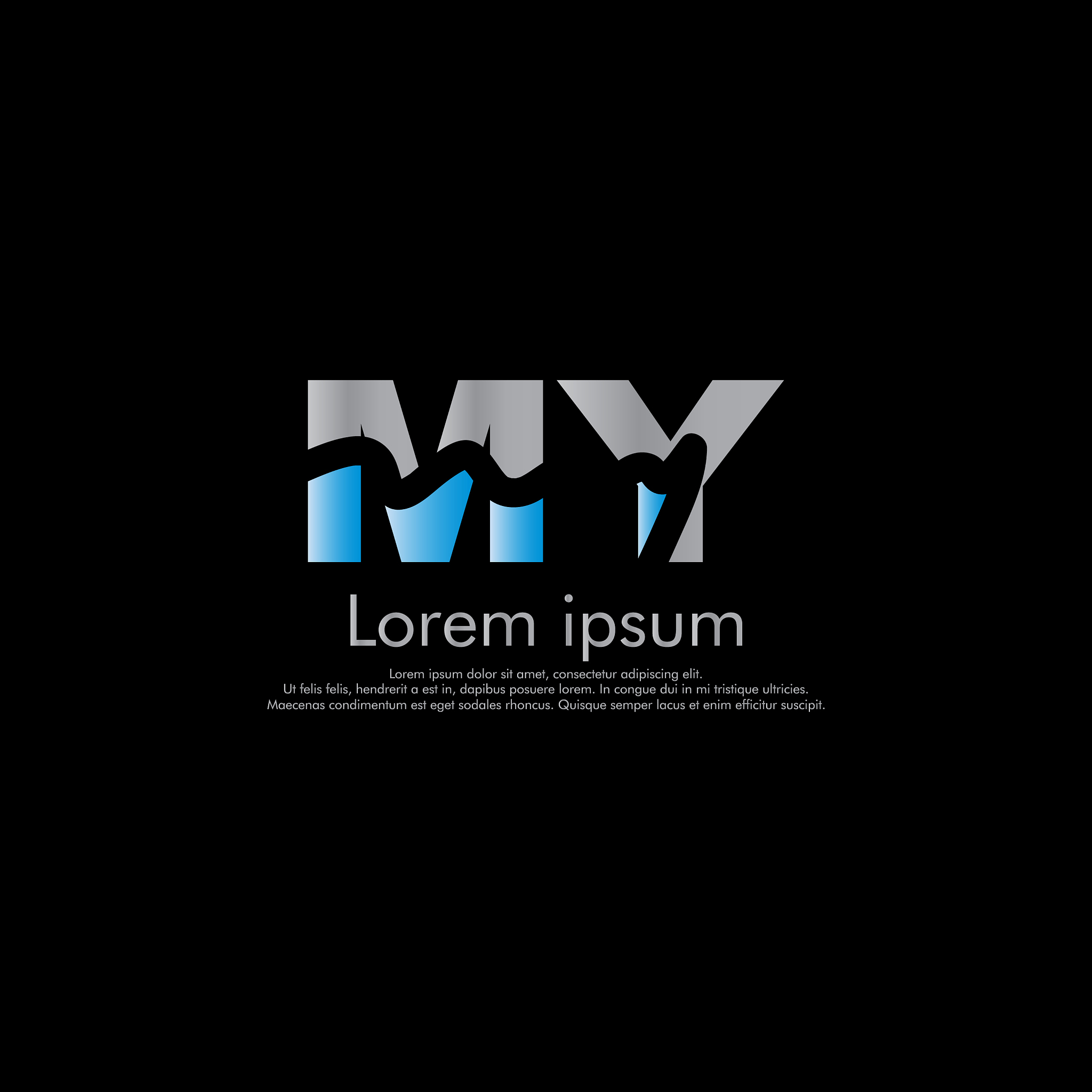 m y my initial abstract logo concept