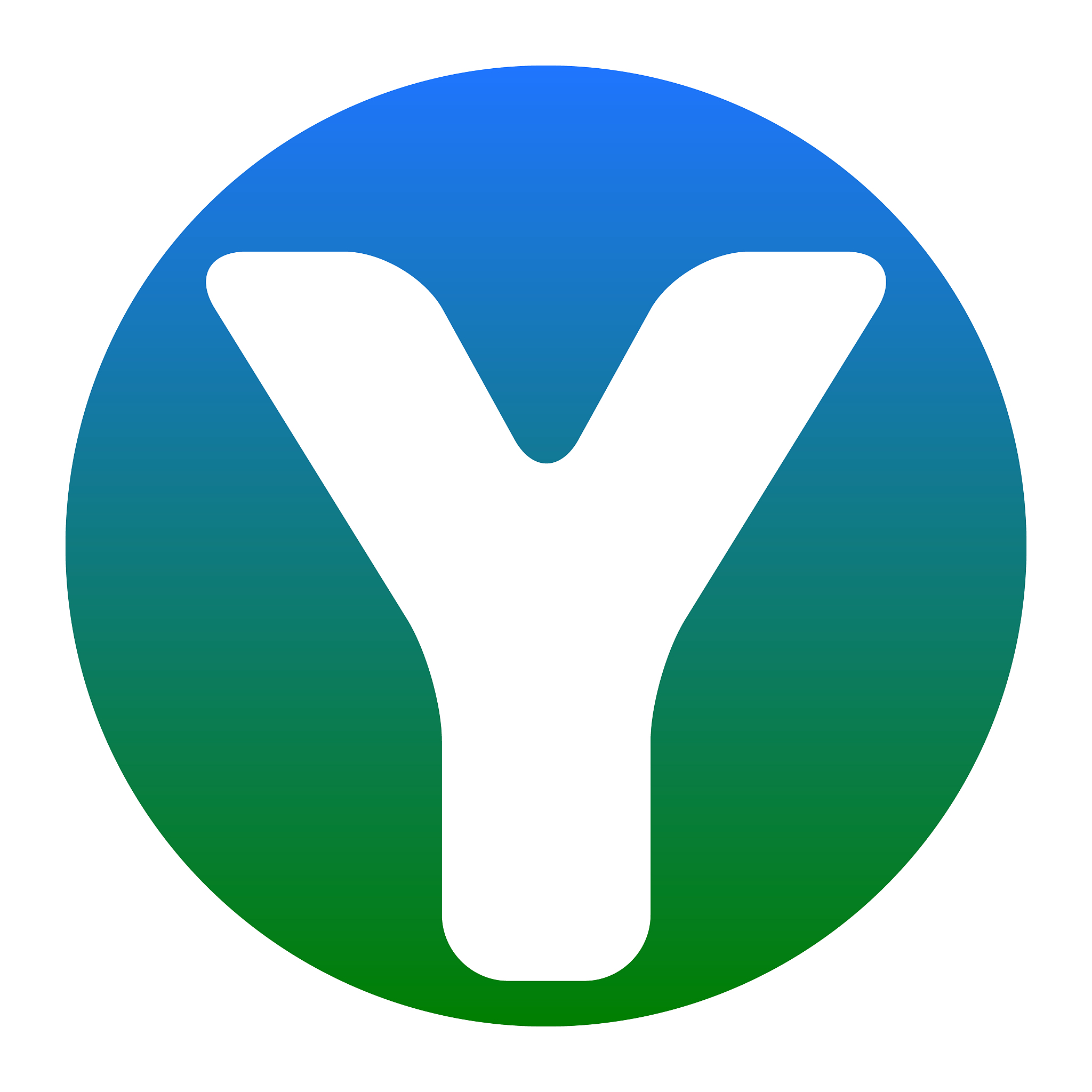 letter y sign design template element