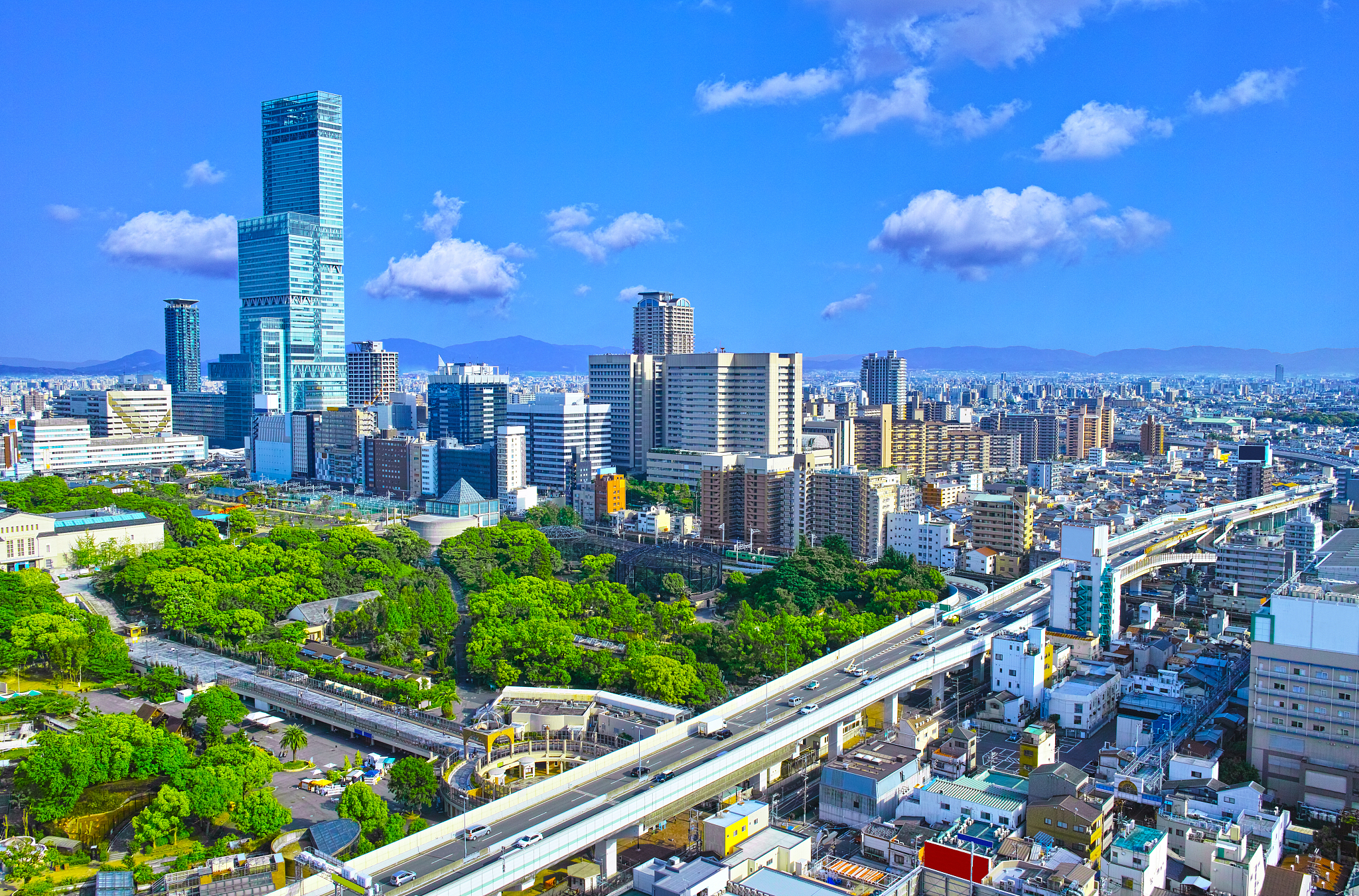 landscape of osaka