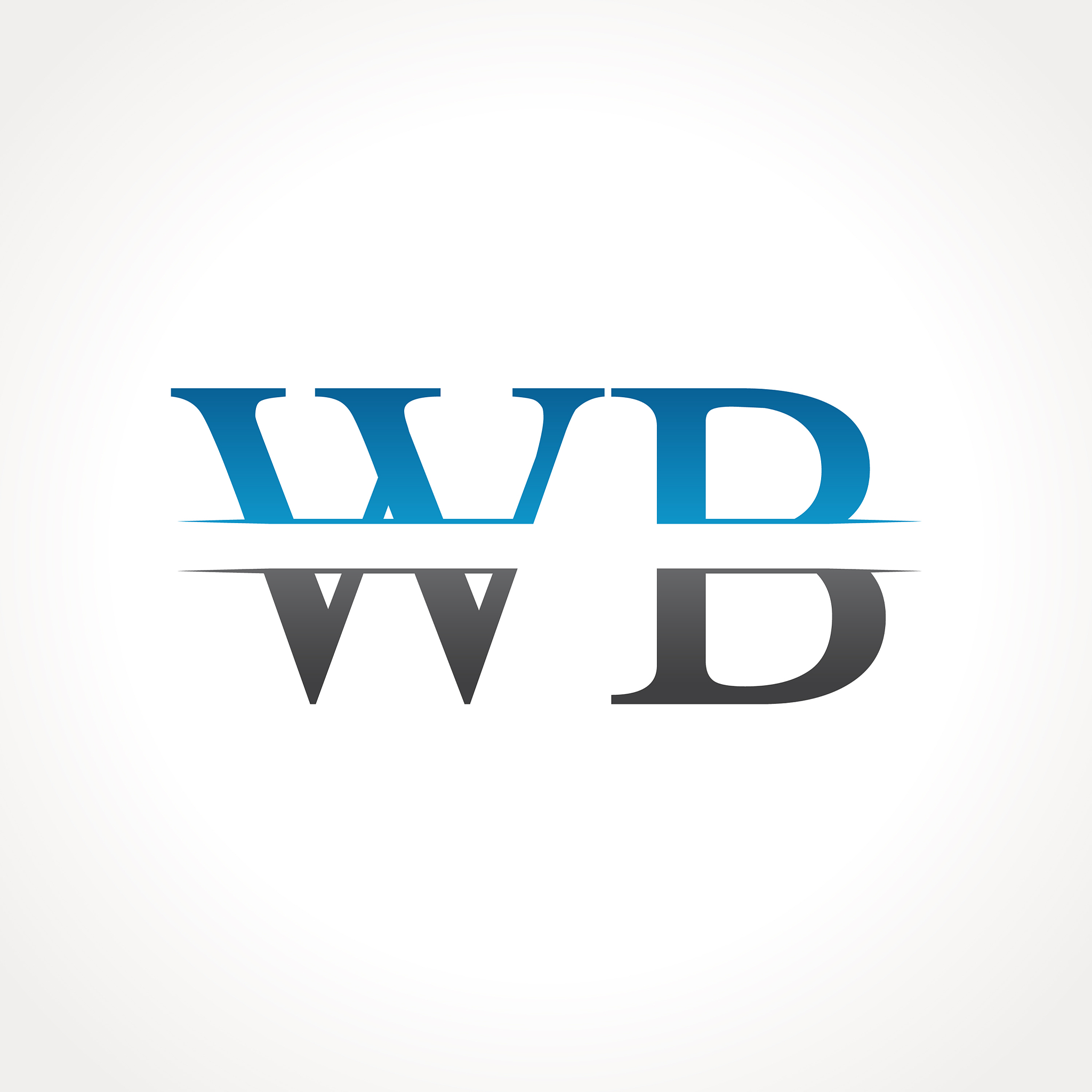 initial wb letter linked logo creative letter wb