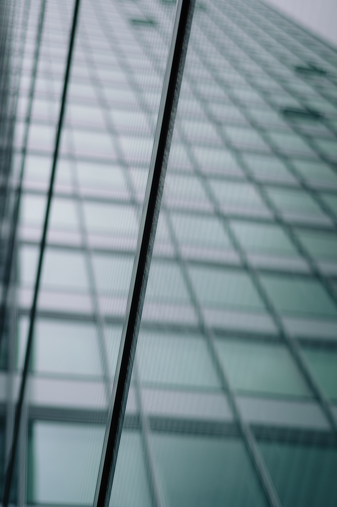 blue office building