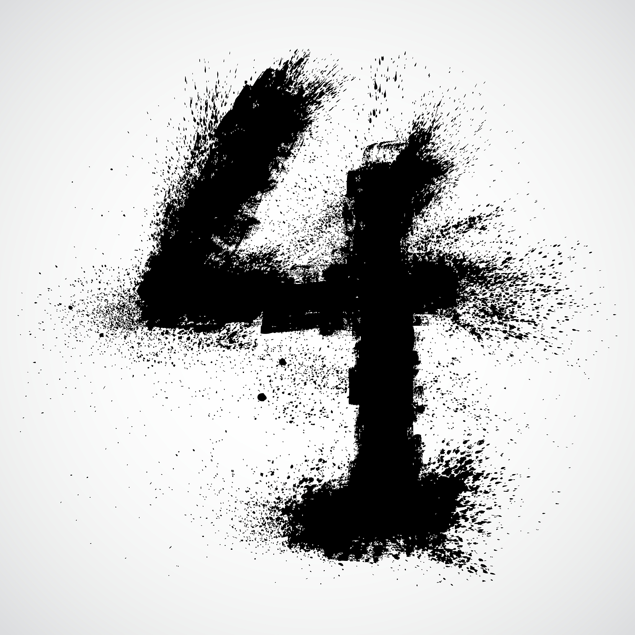 grunge letter - alphabet symbol design