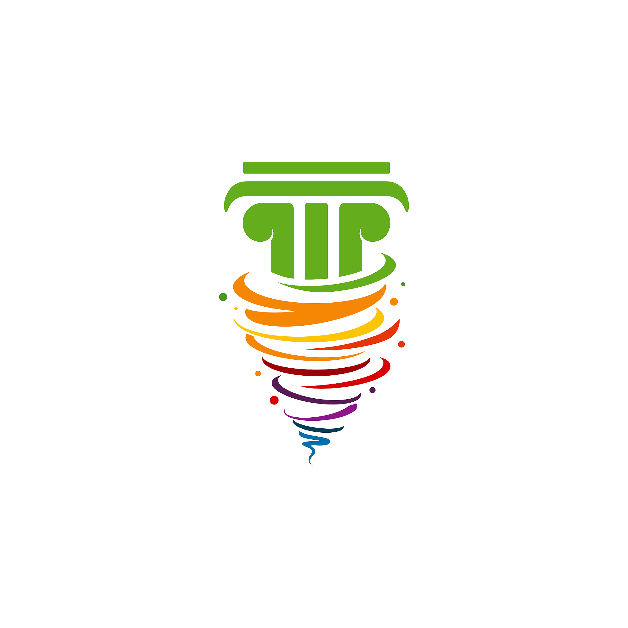 tornado law logo designs, fortress logo template designs