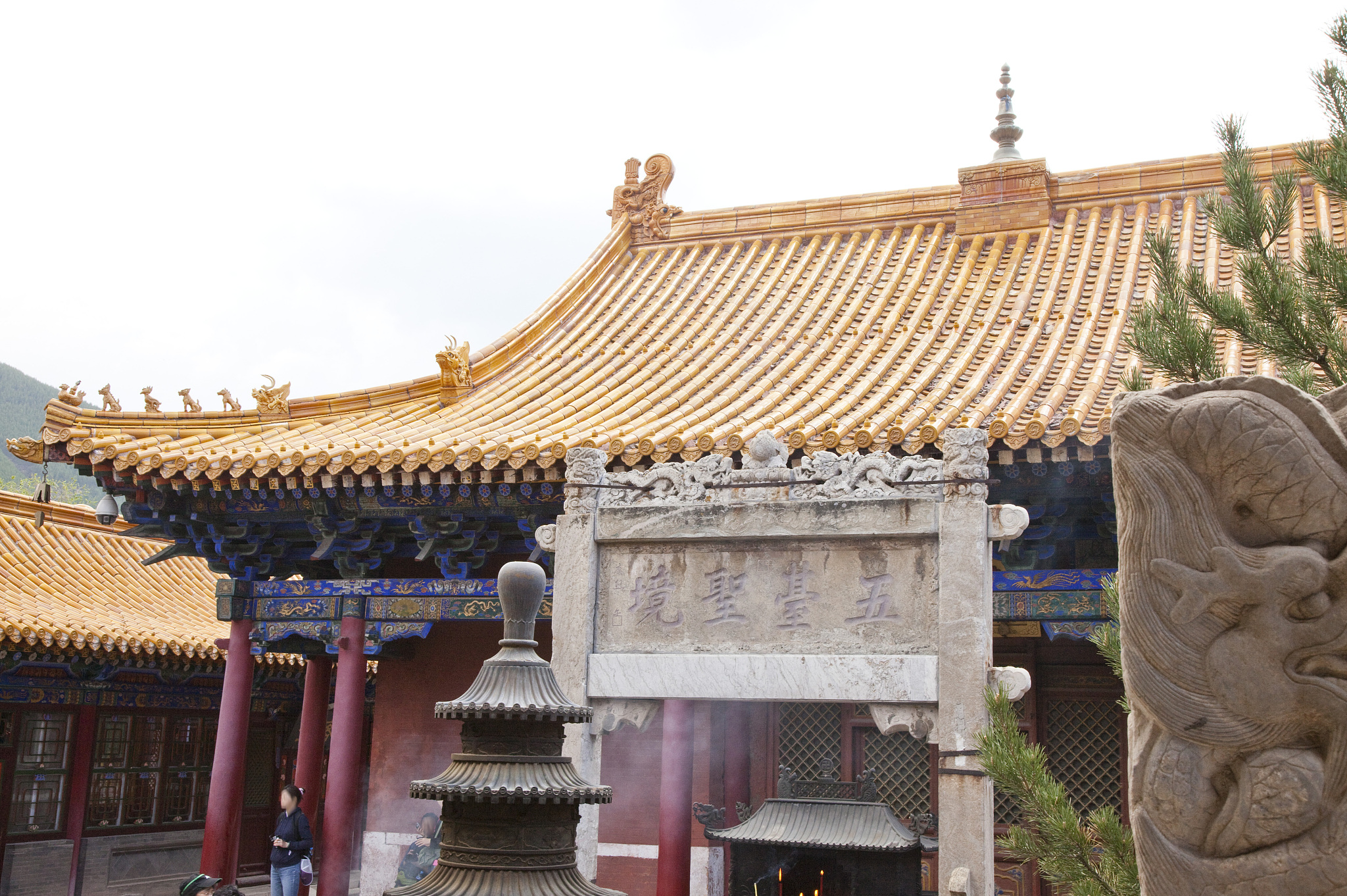 关于五台山塔院寺的文案