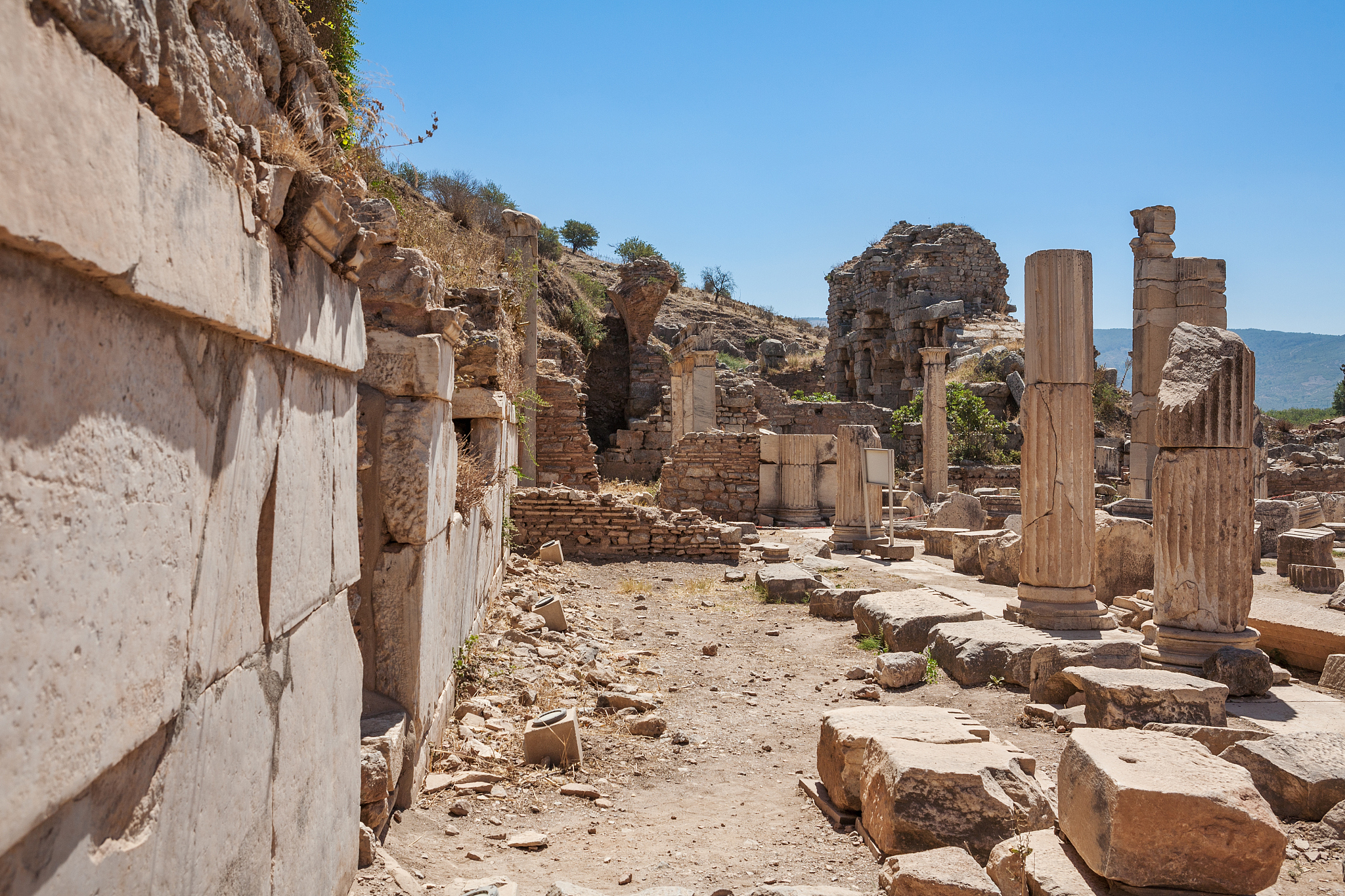 ruins of the ancient ephesus. selcuk in izmir province. turkey
