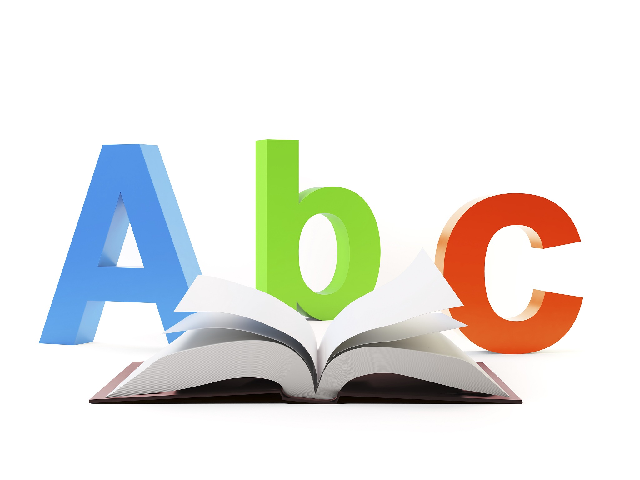 learning the alphabet, artwork