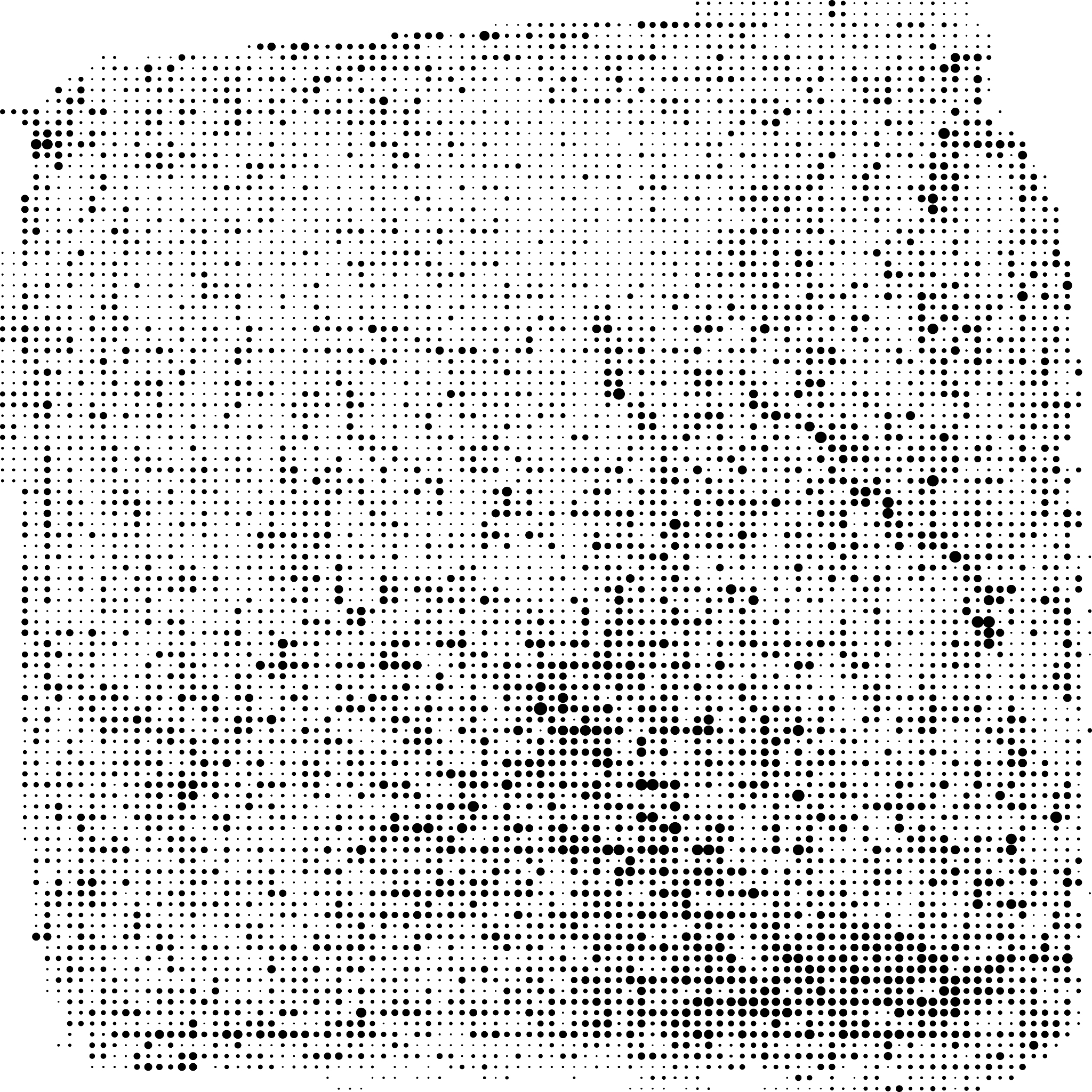 abstract halftone square