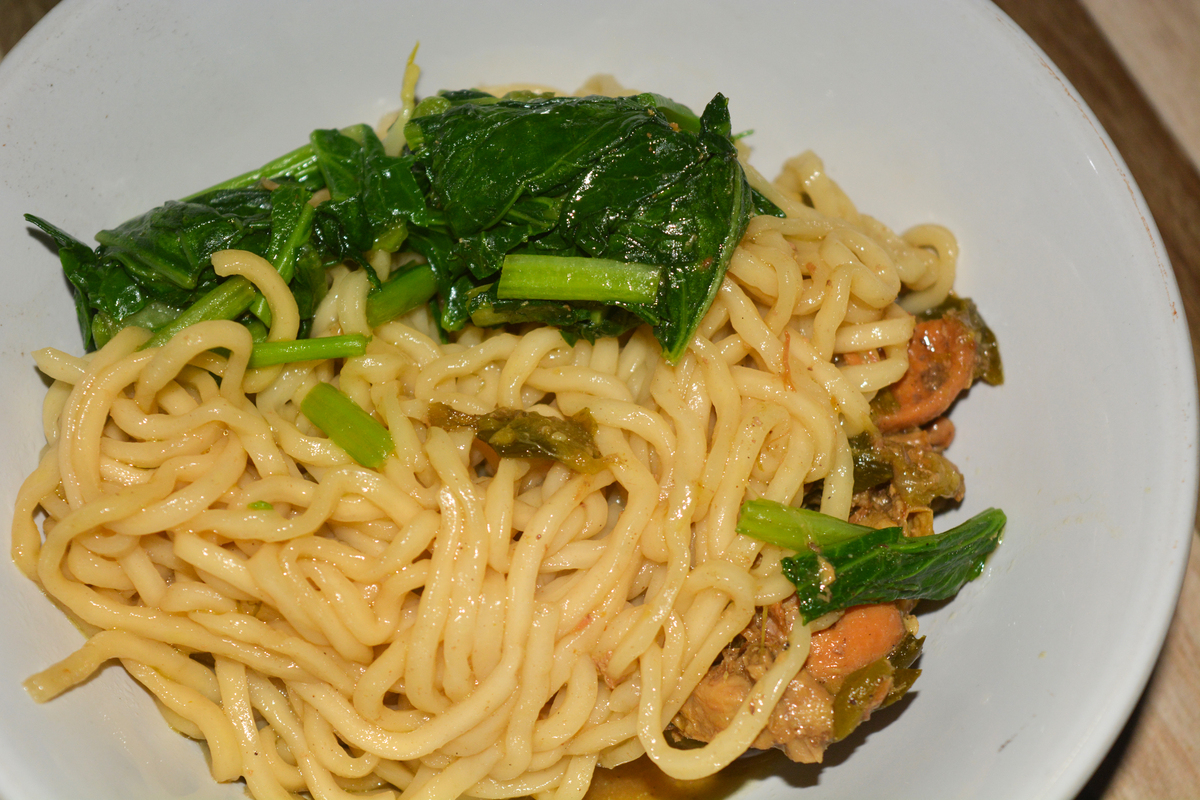 请描述葱油豉汁拌面的卖点