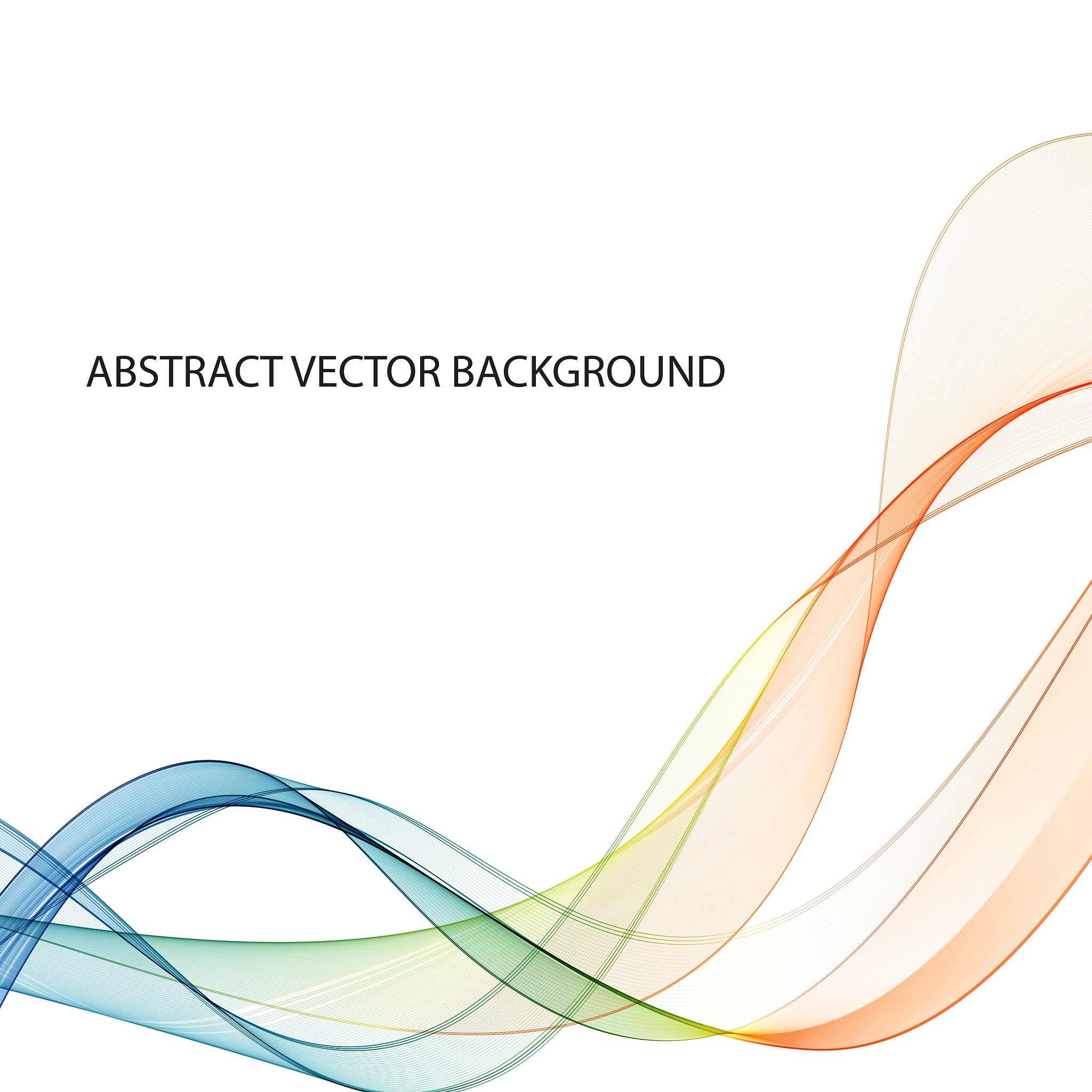 abstract colorful background with wave, vector illustration. eps