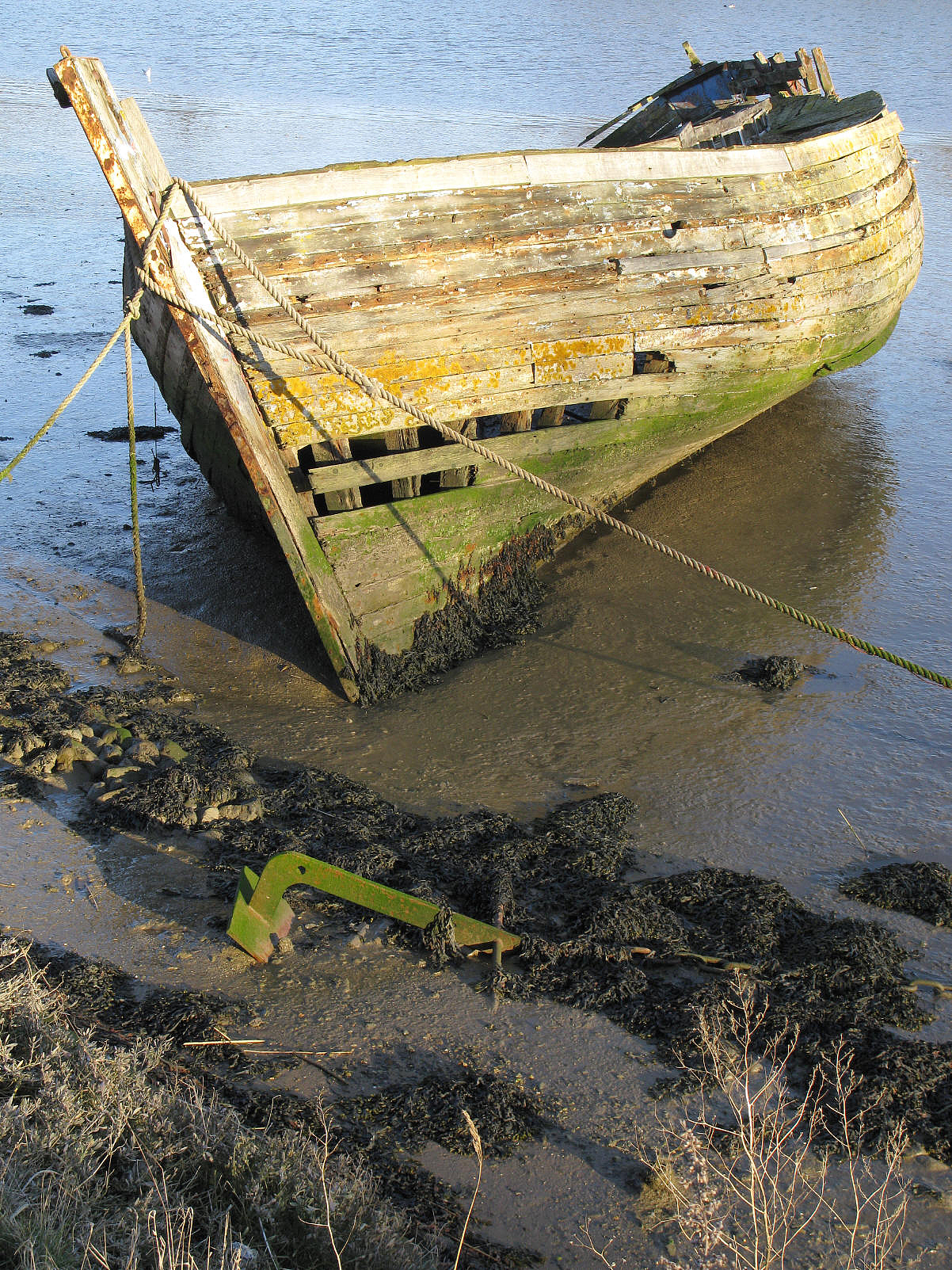 abandoned boat