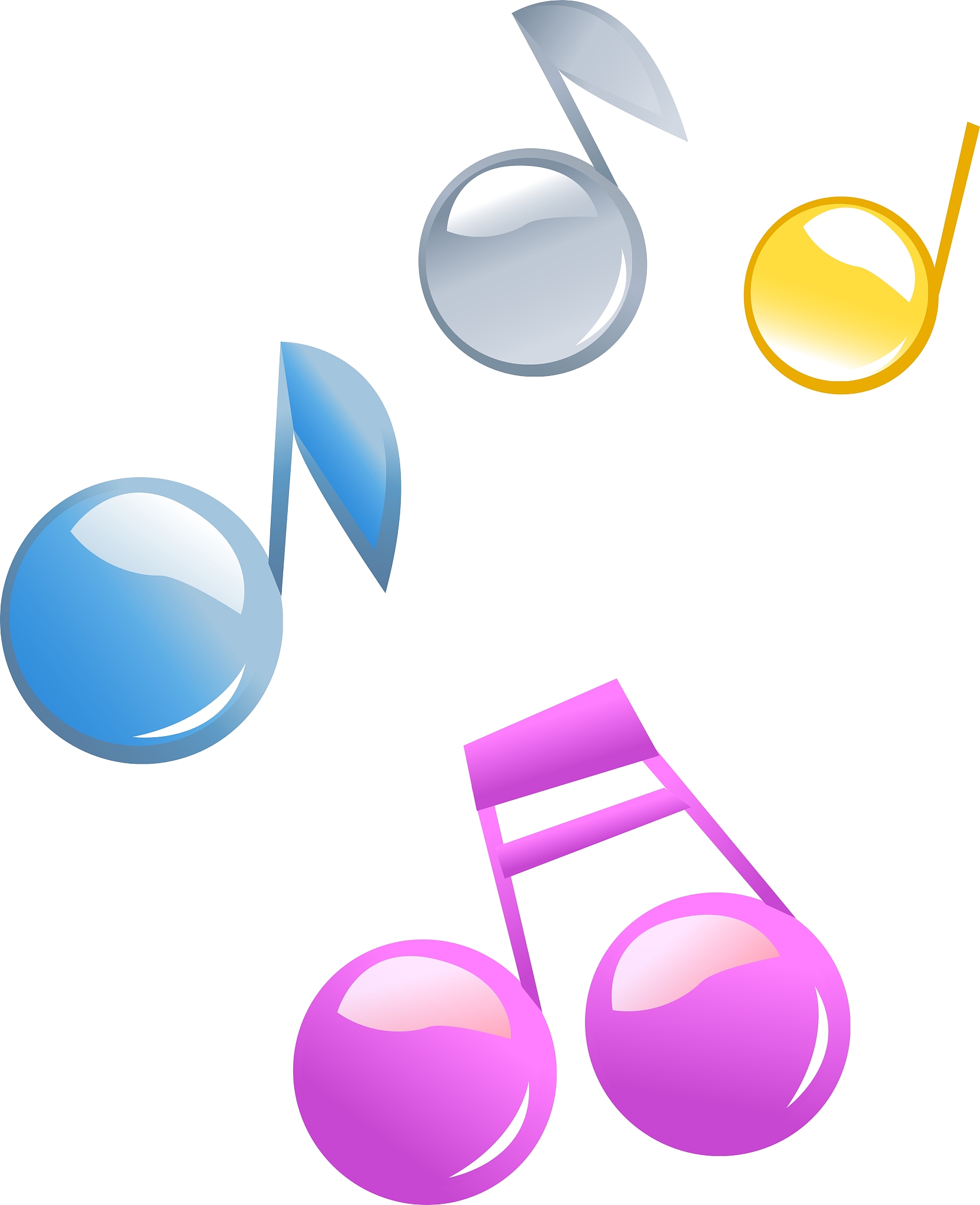 a view of a musical symbol