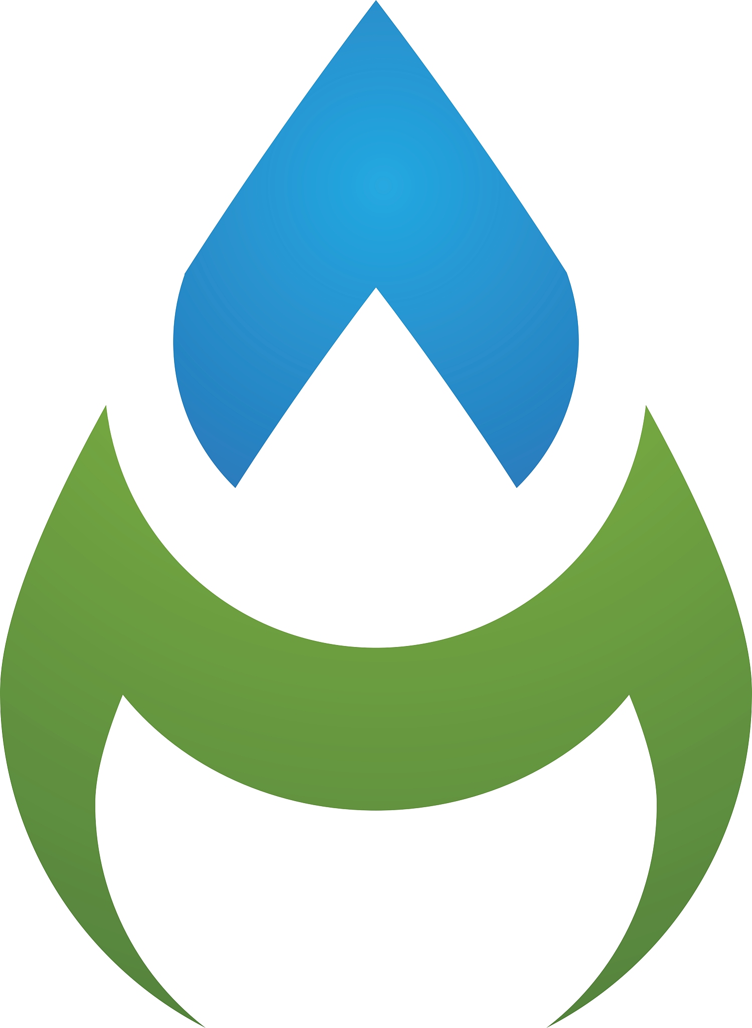 water drop logo template