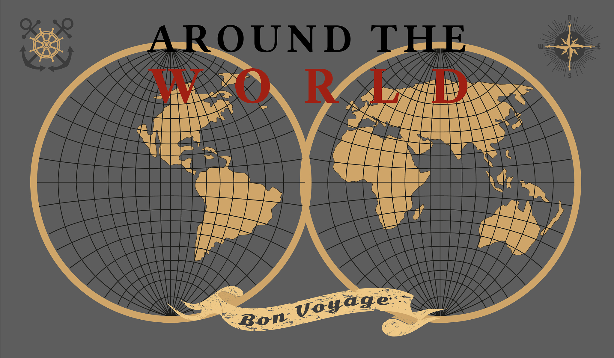 around world