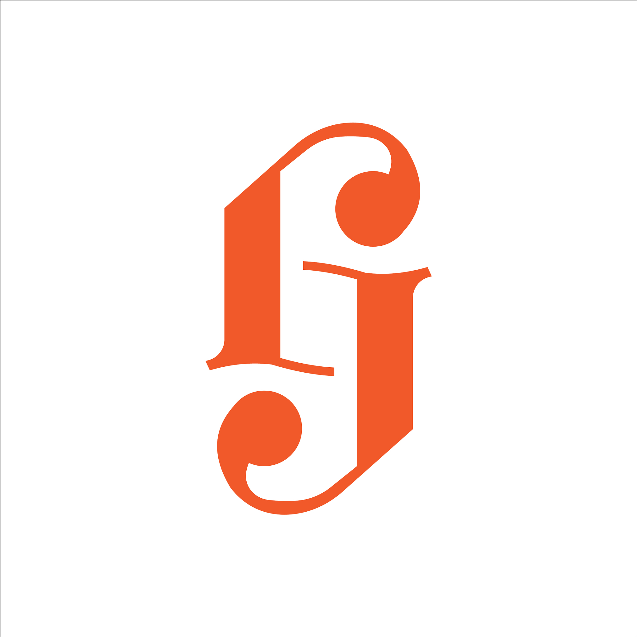 initial letter jj or j logo design template