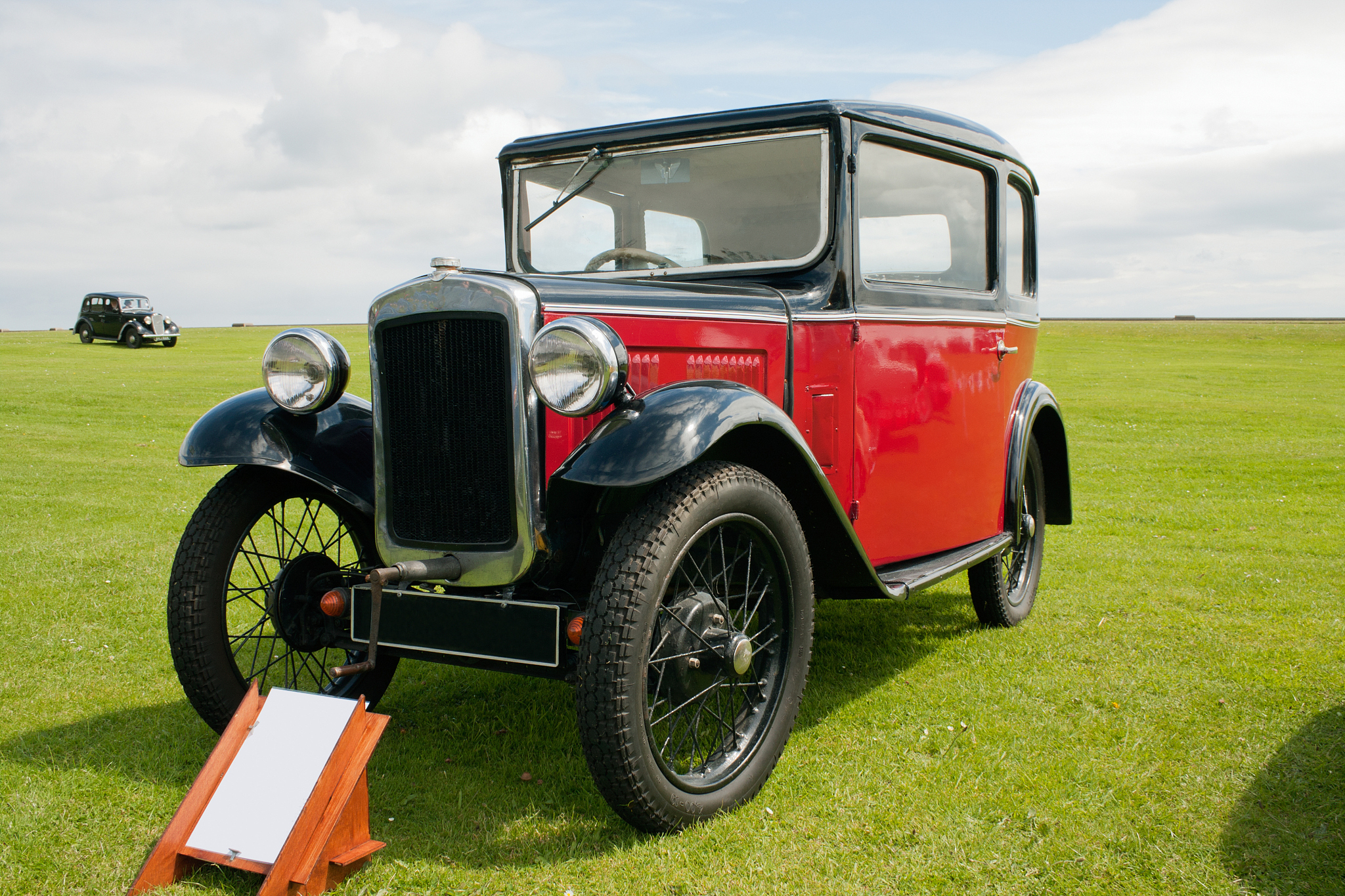 english retro car