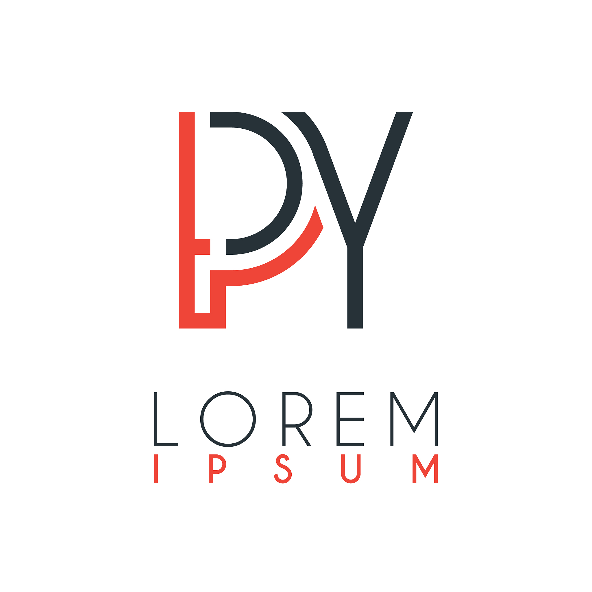 the logo between letter p and letter y or py