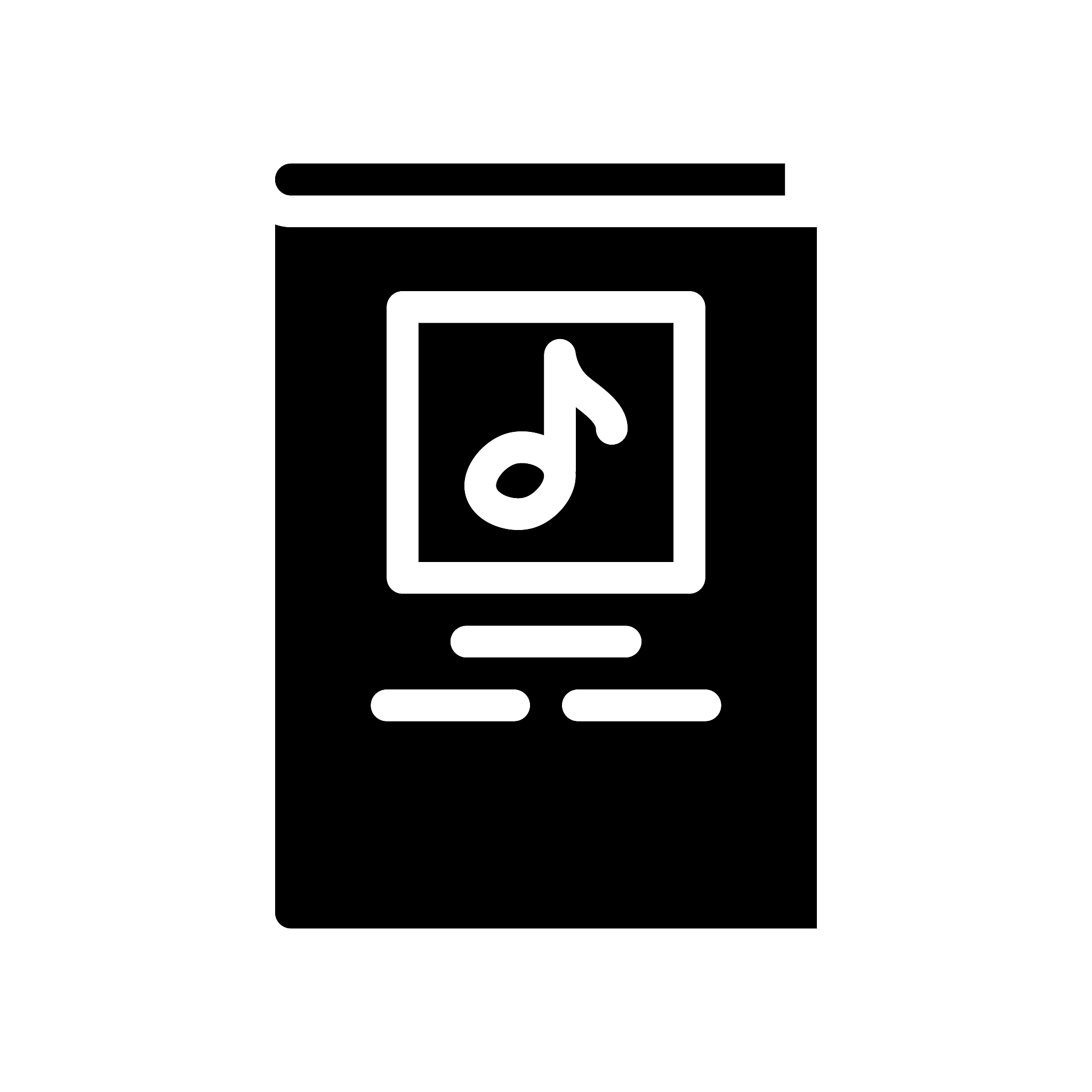 notes book glyph icon vector illustration