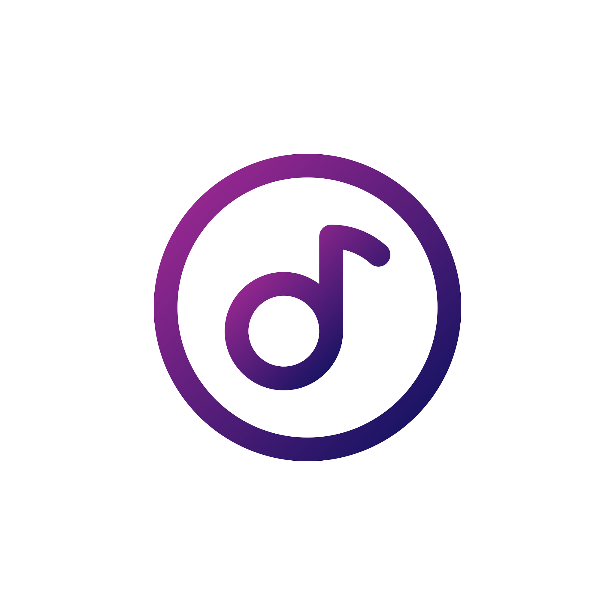 music note icon perfect for multimedia player
