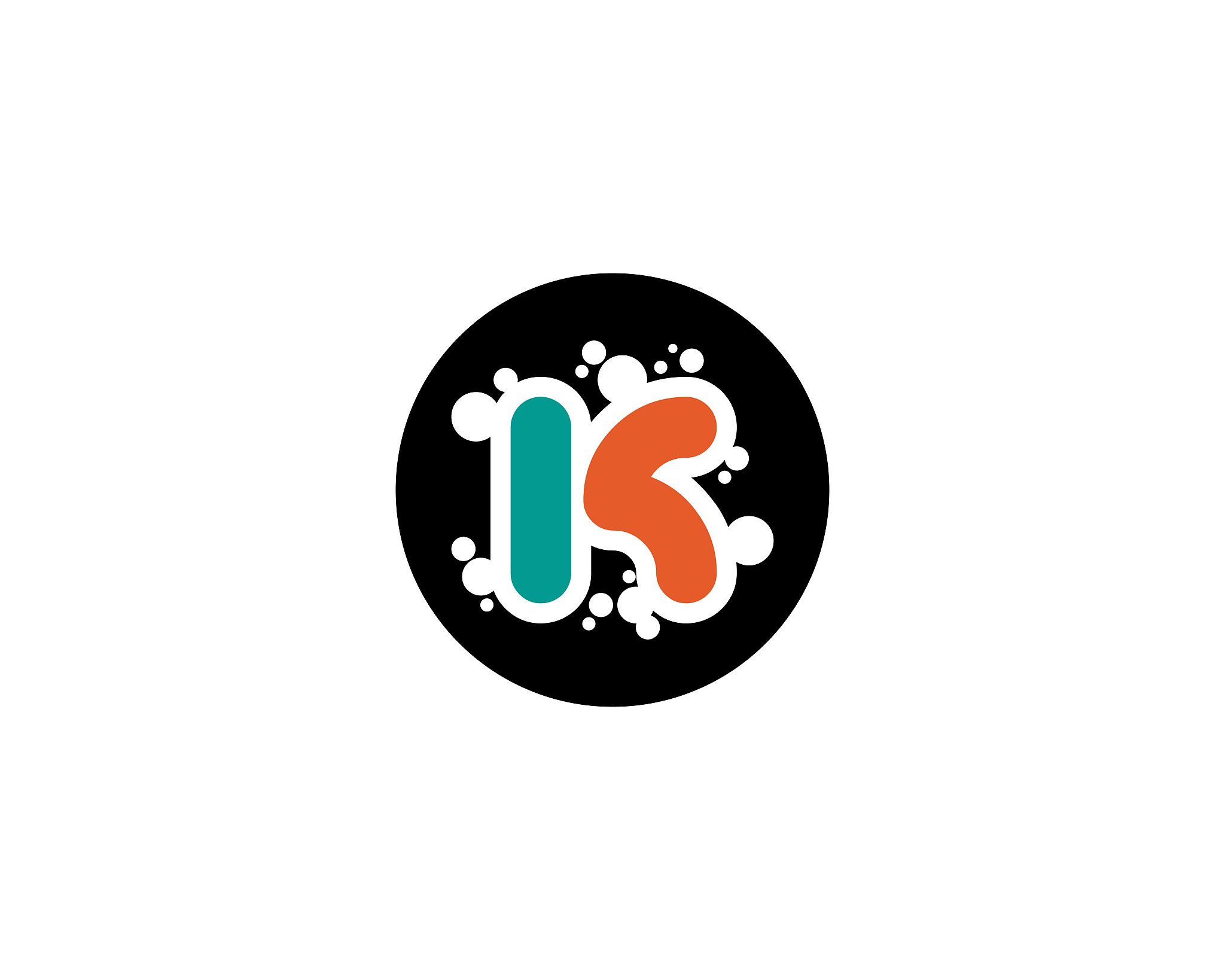 k letter k logo design and vector