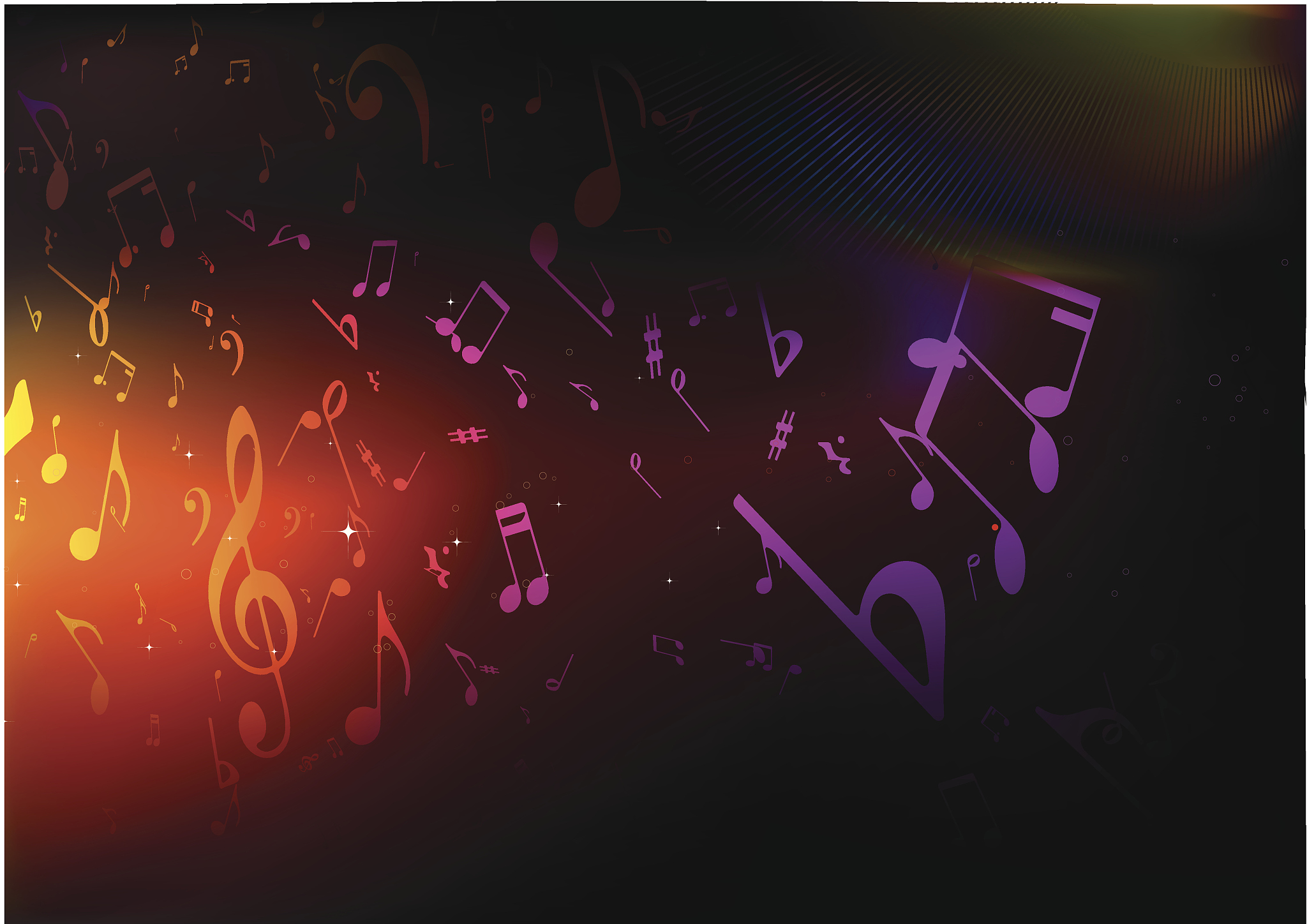 music abstract background