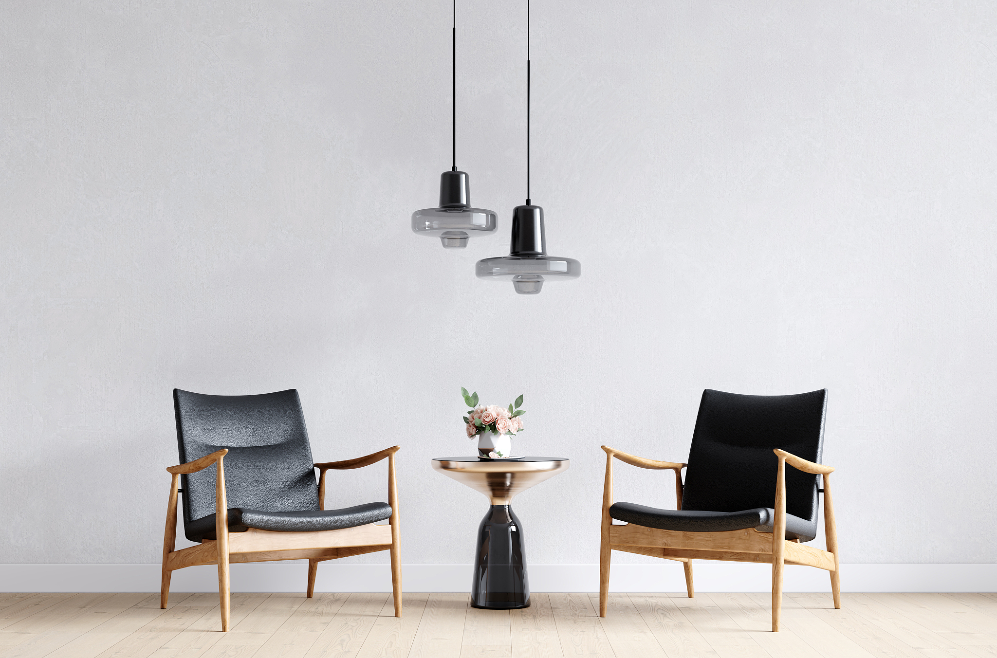 interior wallpaper mockup