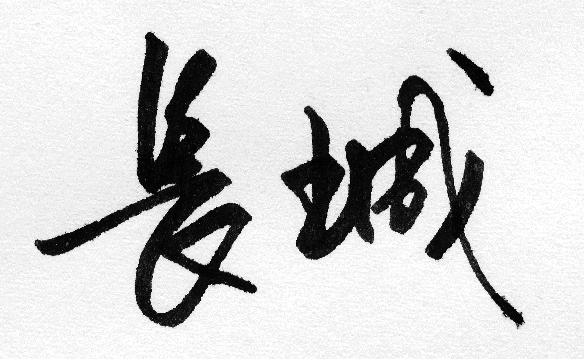 chinese script the great wall