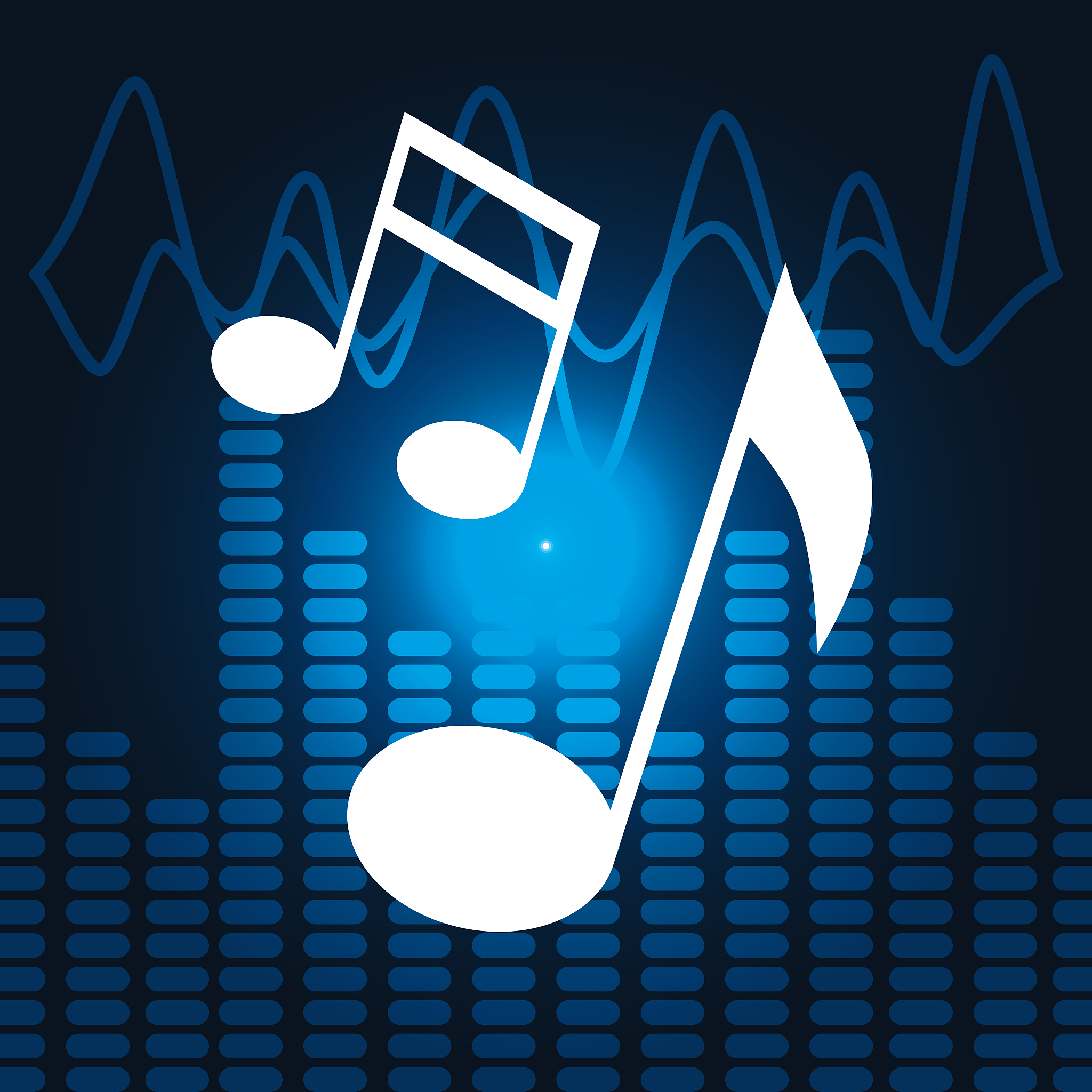 banner of notes music icon