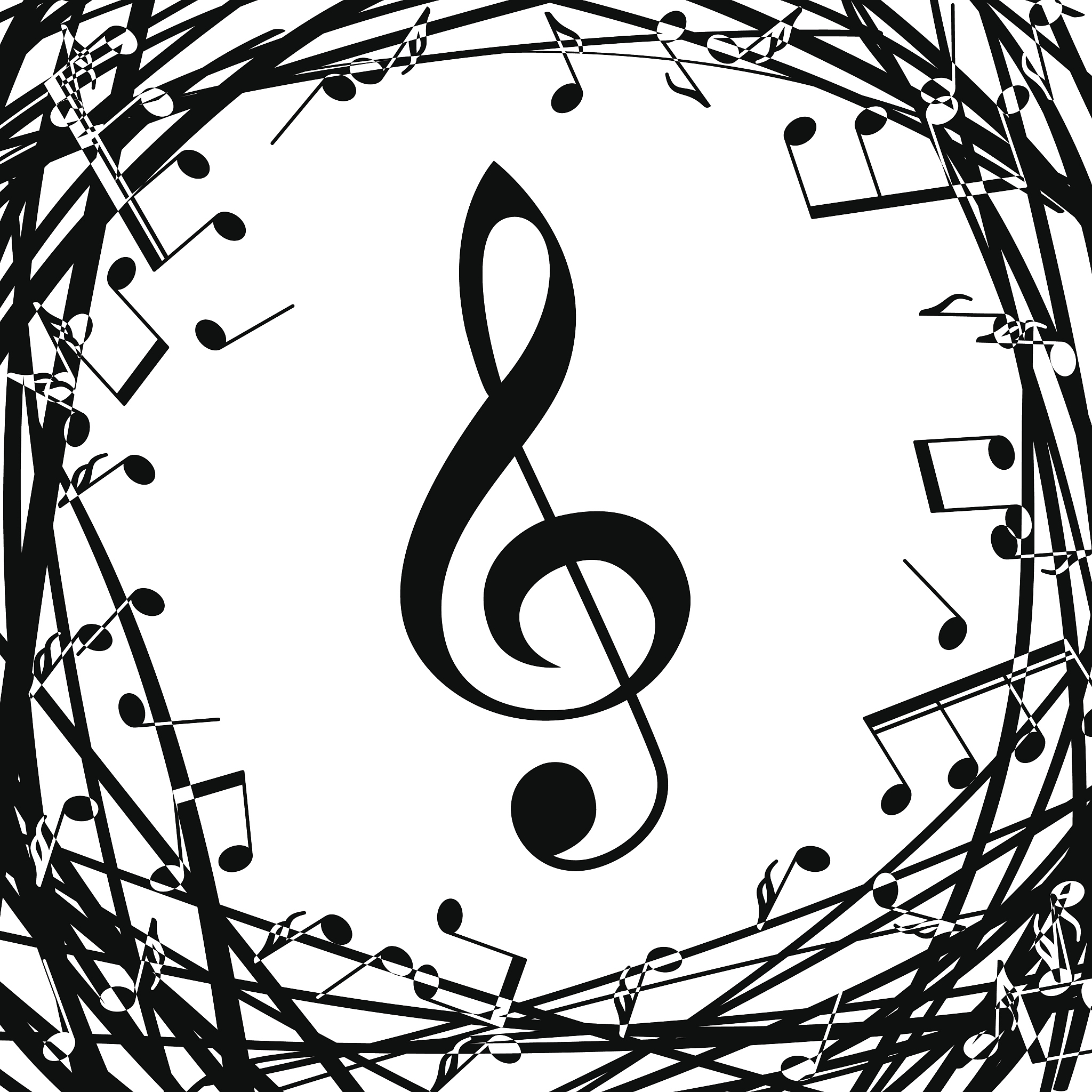 grunge music notes