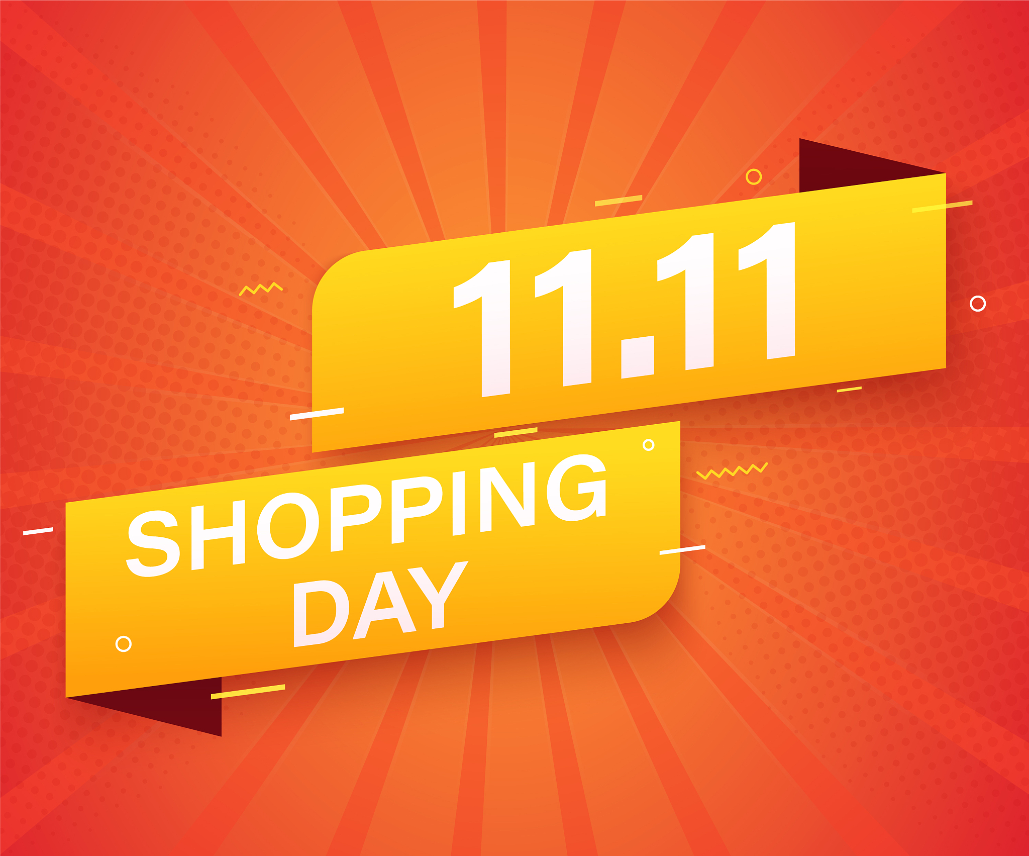 1111 advertising sale banner template global