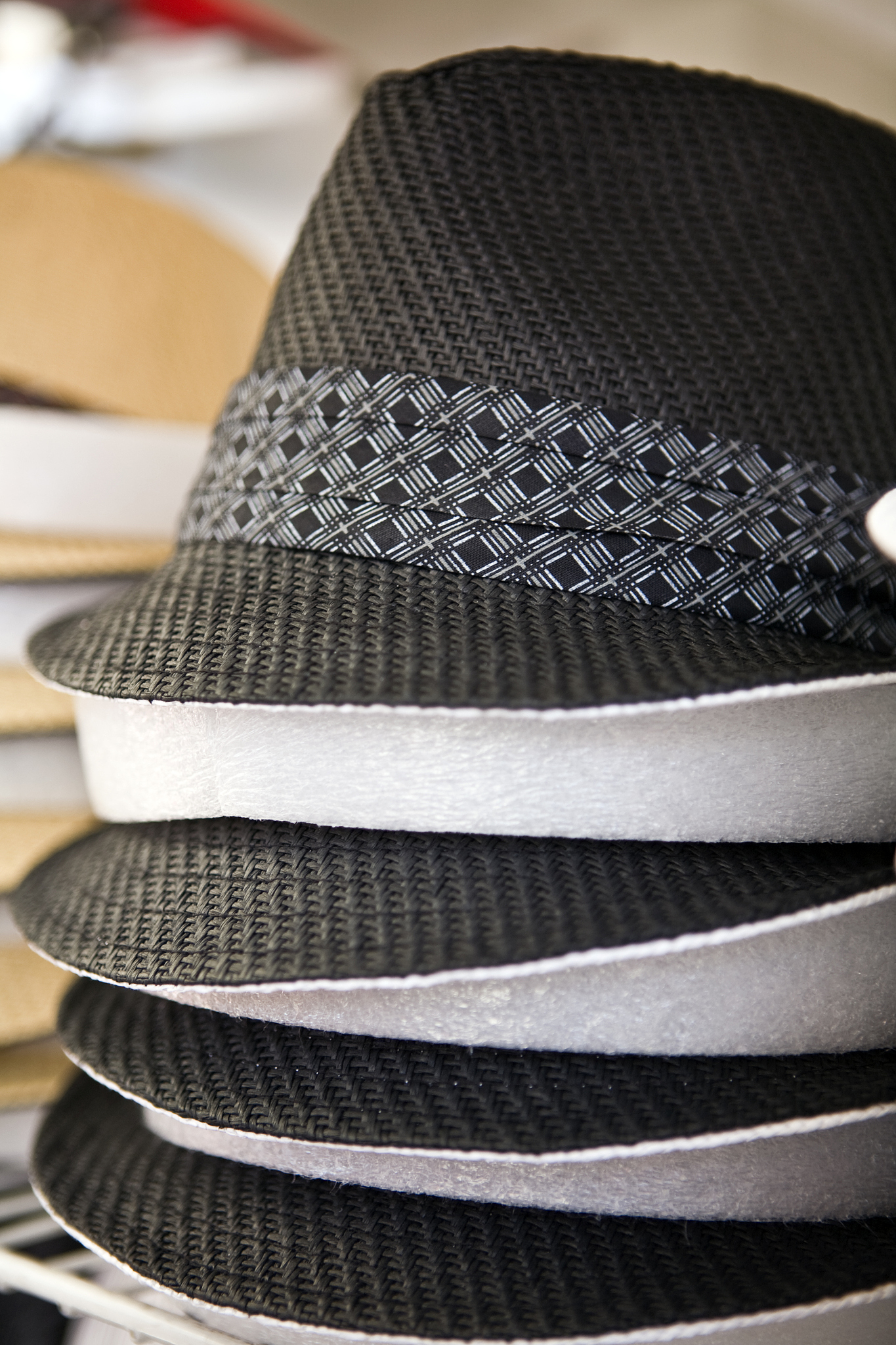 black fedora hats