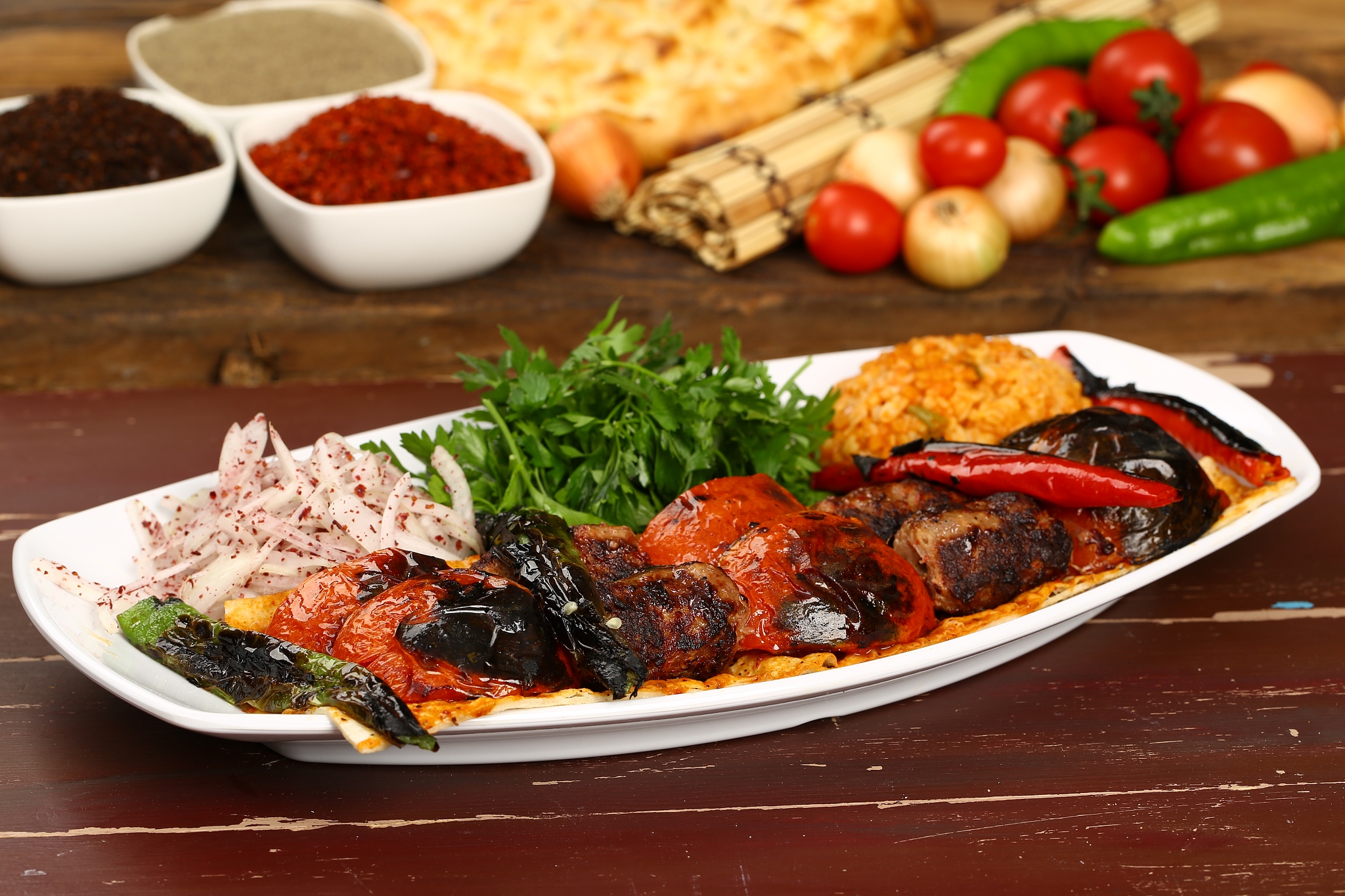 eggplant kebab, patlican kebab, turkish cuisine