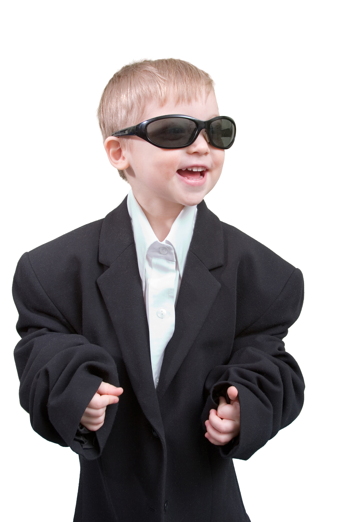 happy business-boy
