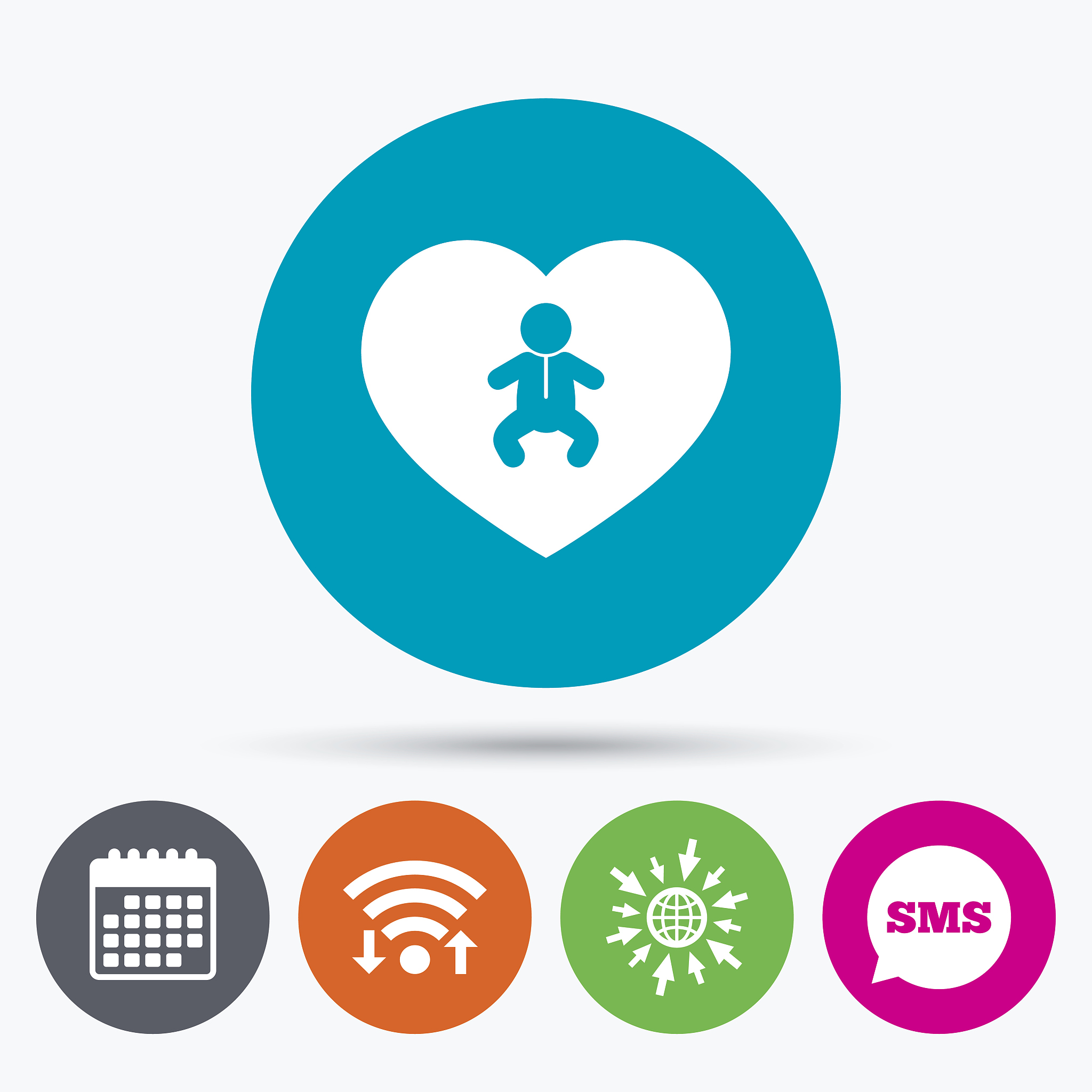 love baby infant icon. toddler boy symbol.