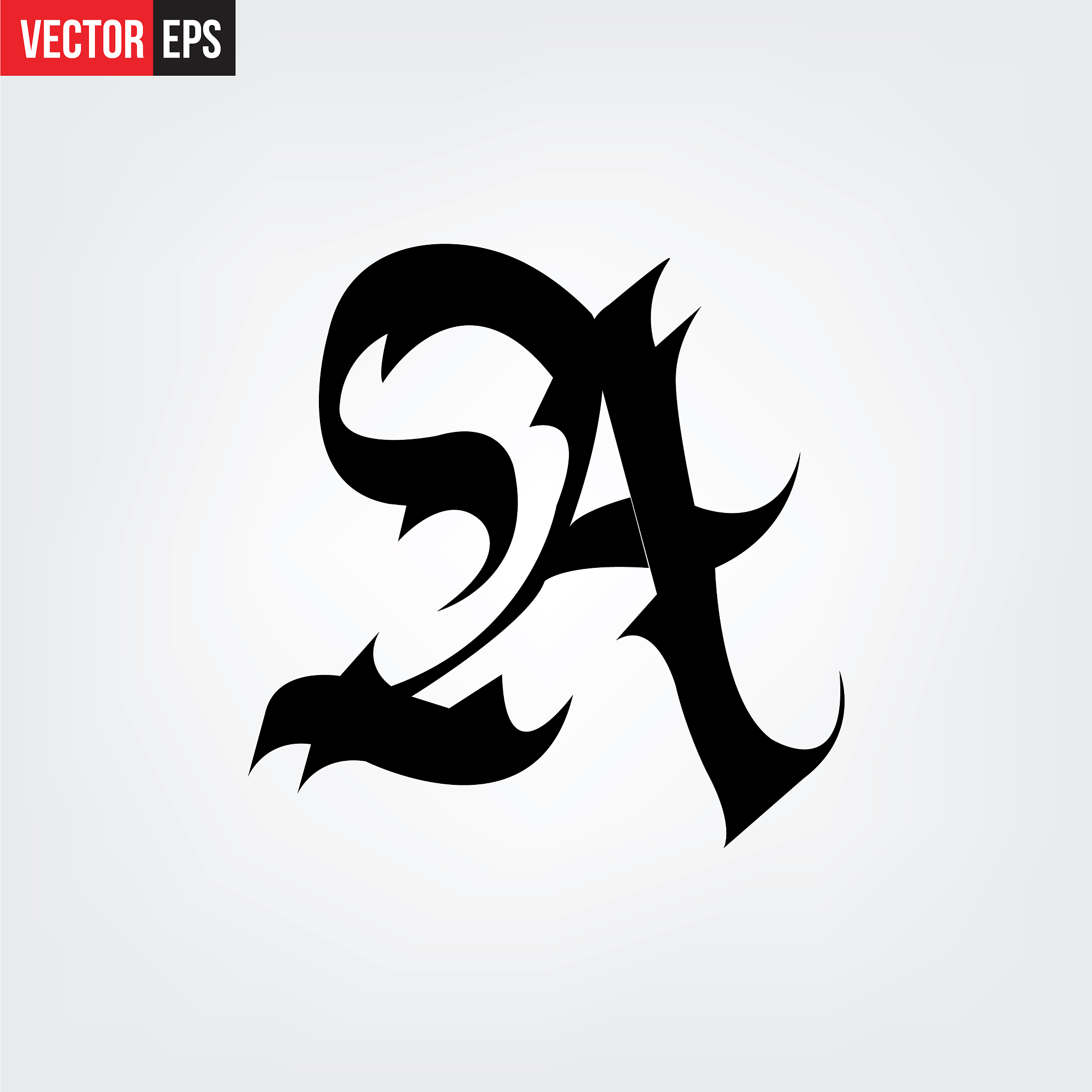 elegant alphabet letters font